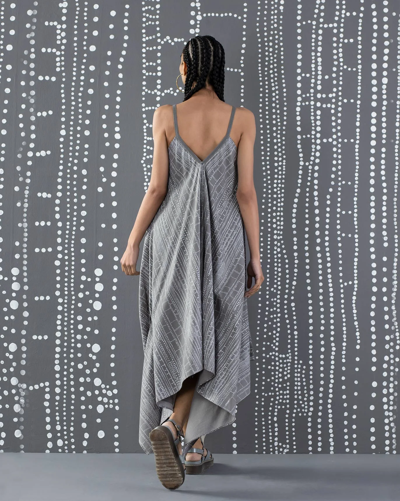 Handkerchief Dress - Grey - Image 2