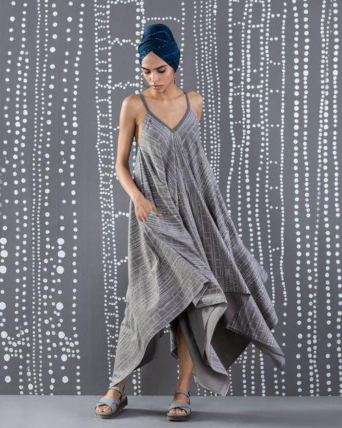 Handkerchief Dress - Grey - Image 4