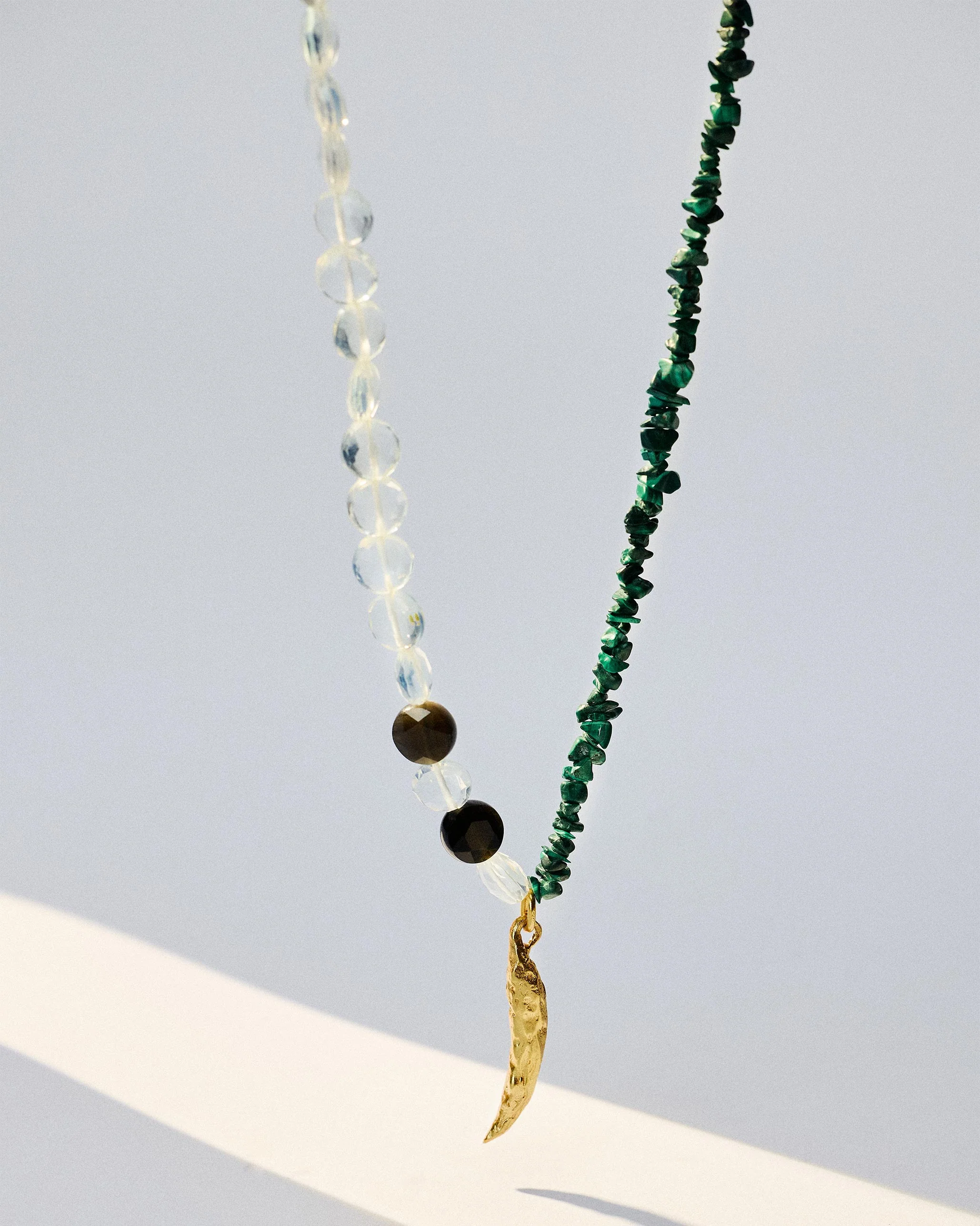 Hari Mirchi Necklace - Gold - Image 3