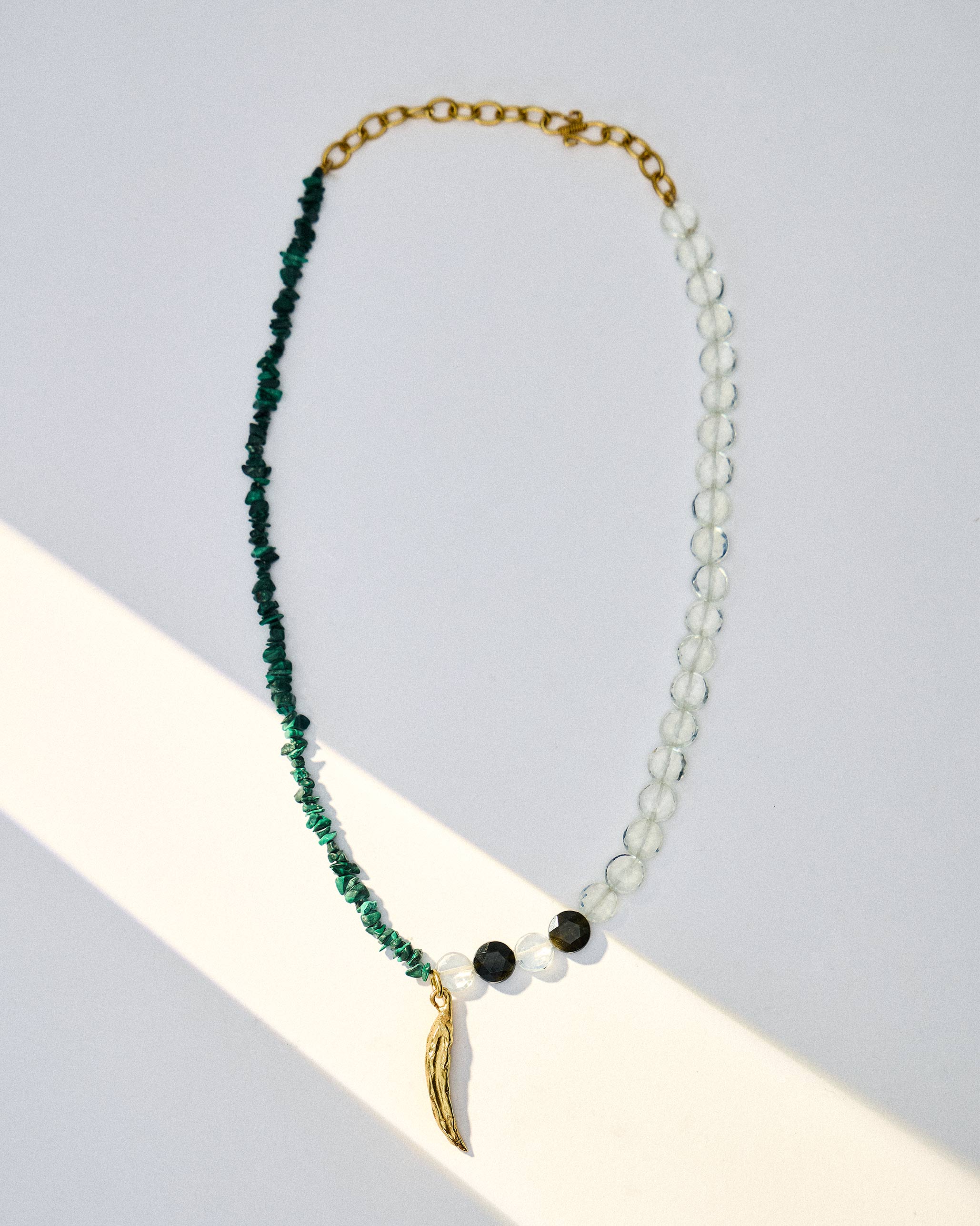 Hari Mirchi Necklace - Gold - Image 4