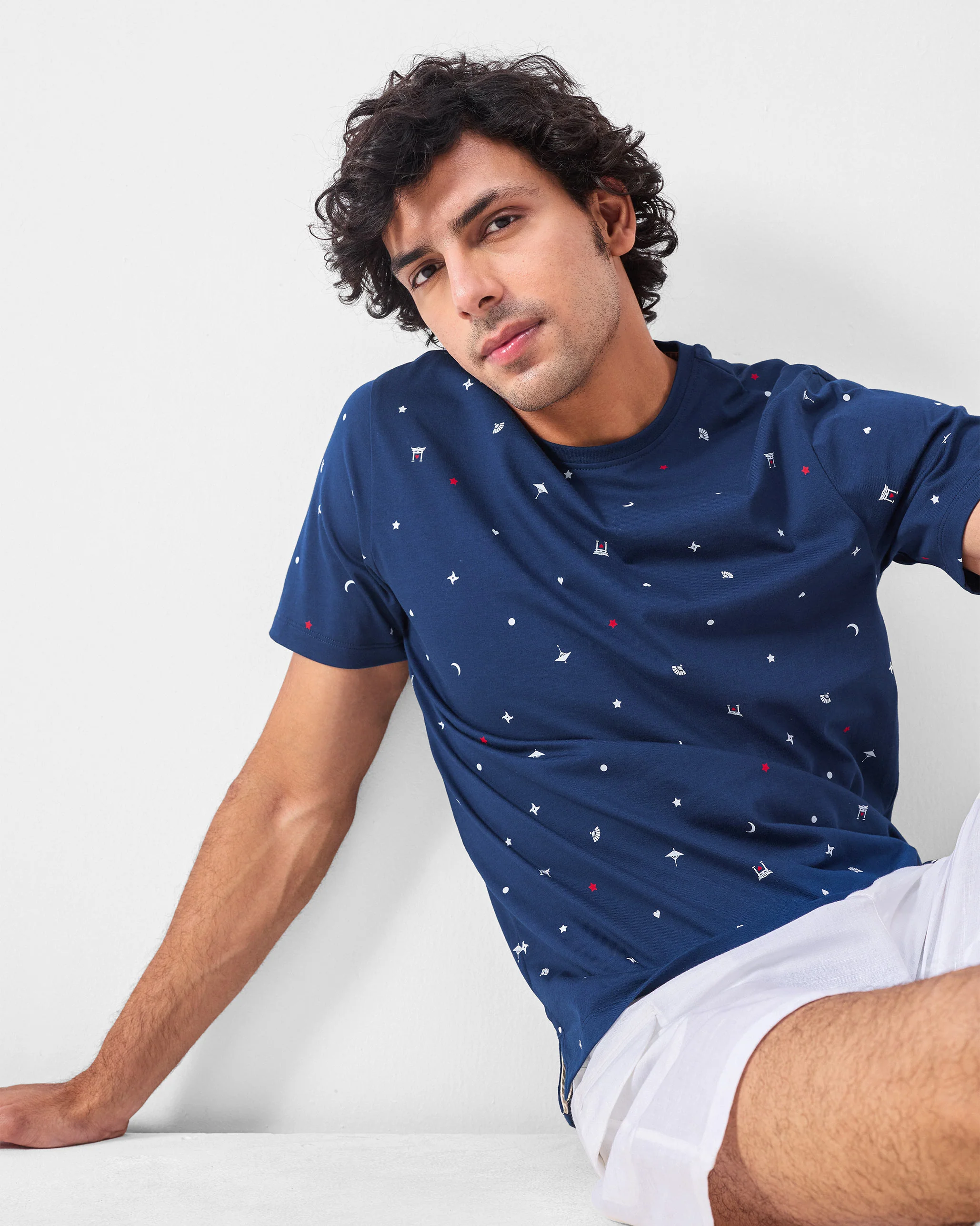 Haruto T-shirt - Navy - Image 6