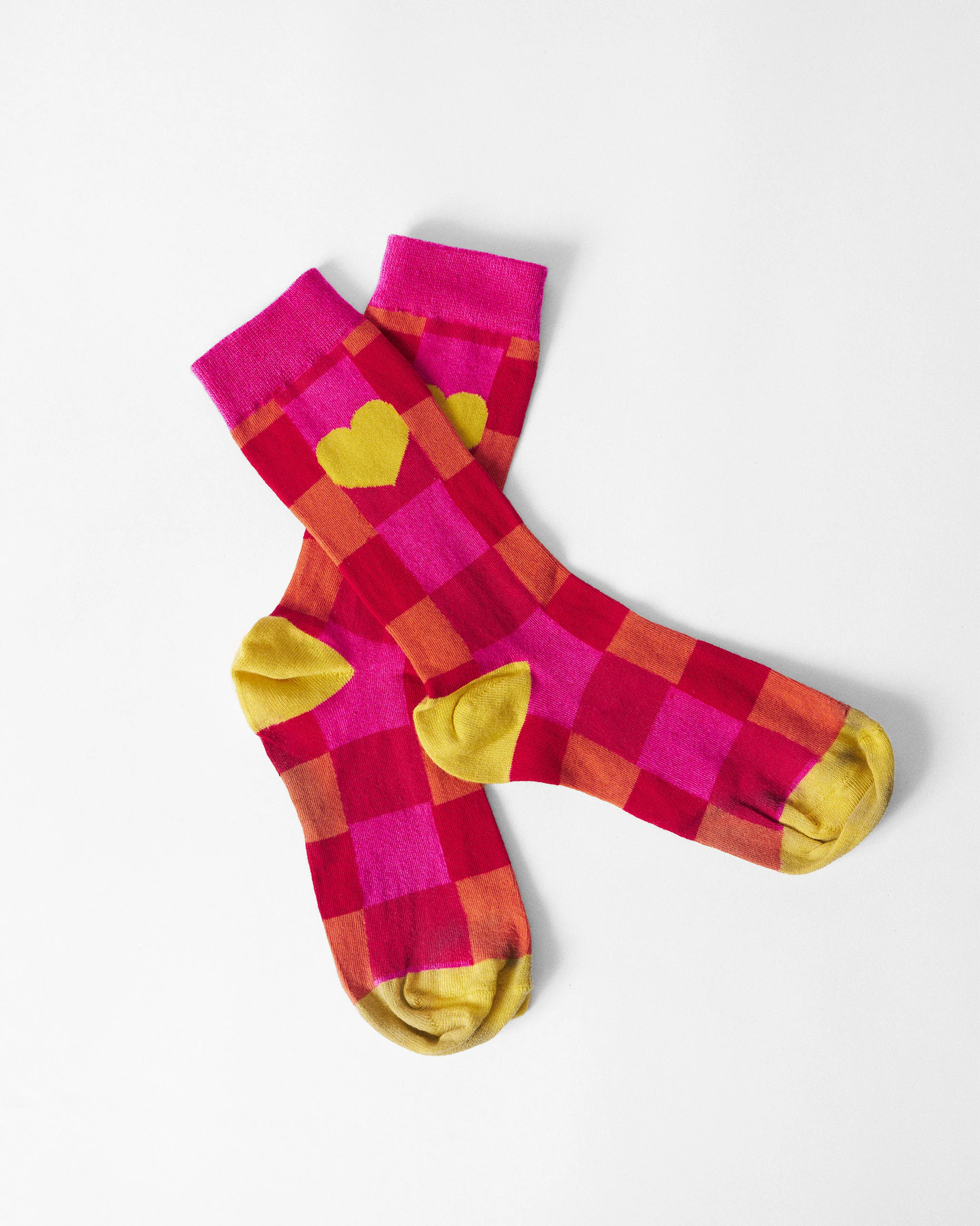 Heart and Sole Socks - Fuchsia & Red - Image 3