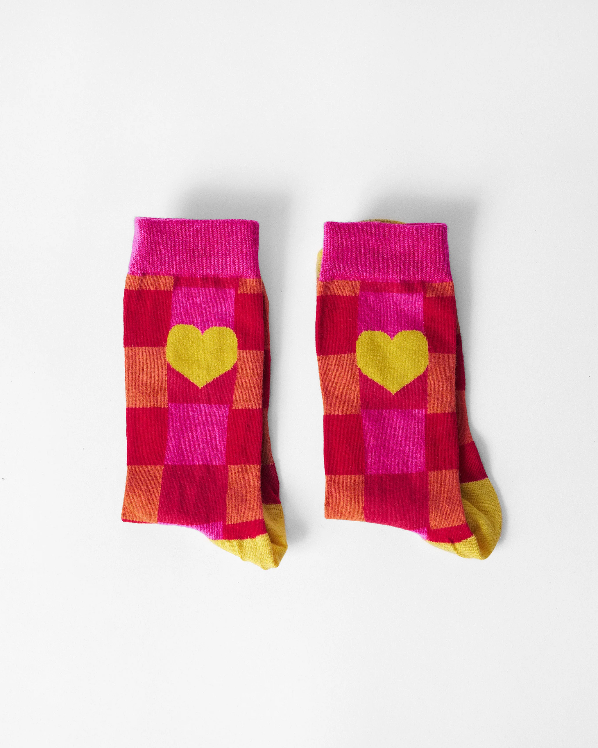 Heart and Sole Socks - Fuchsia & Red - Image 4
