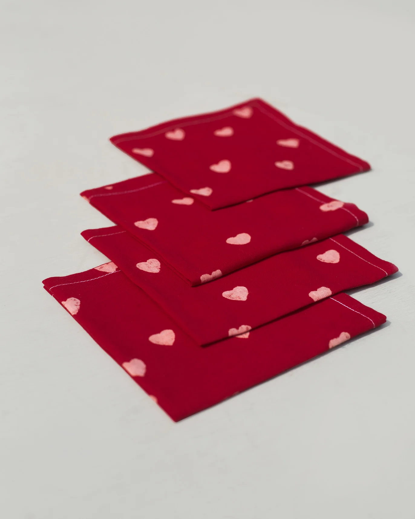 Heart Cocktail Napkins (Set of 4) - Image 2