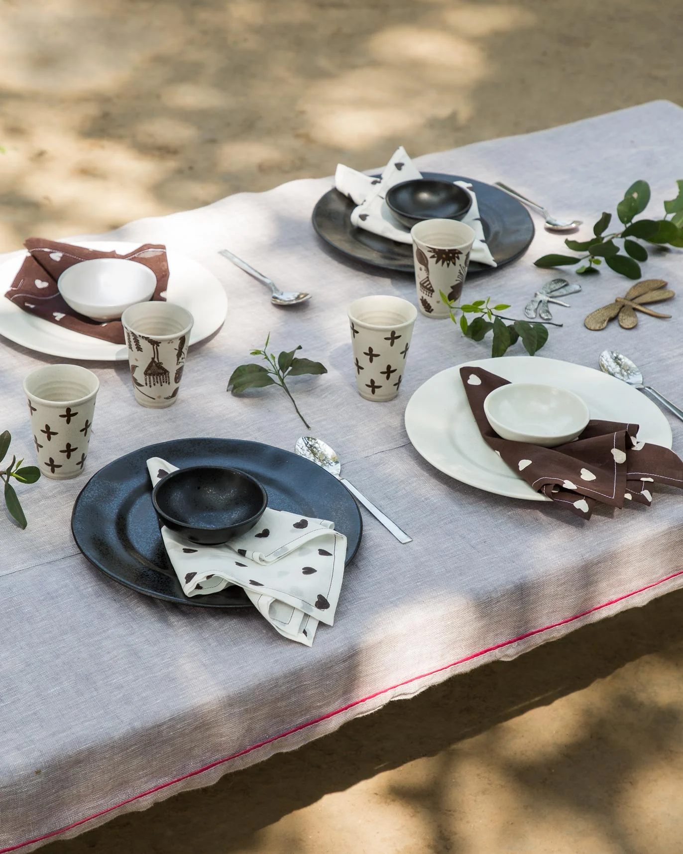 Heart Dinner Napkins (Set of 4) - Image 2