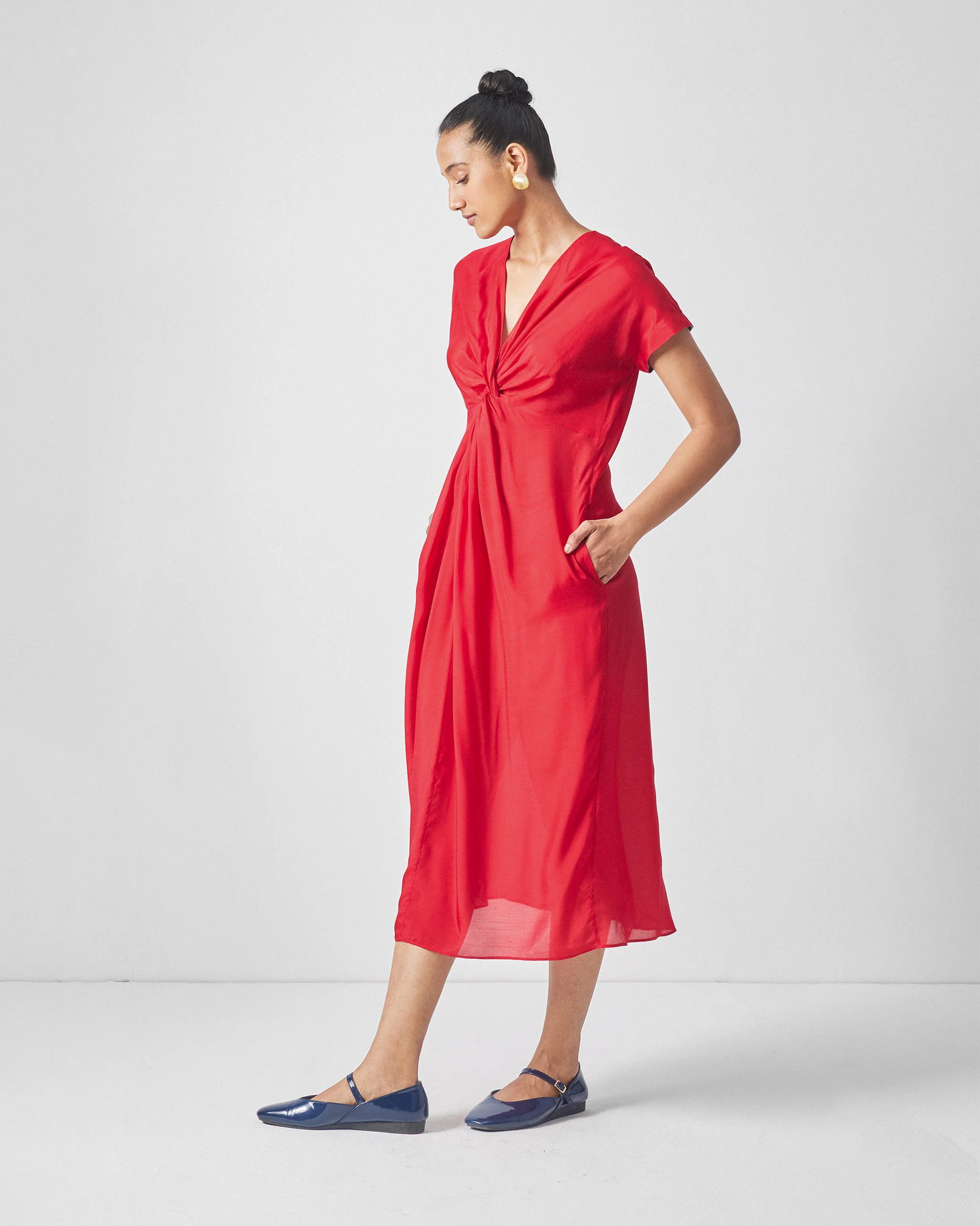 Heart To Heart Dress - Red - Image 3