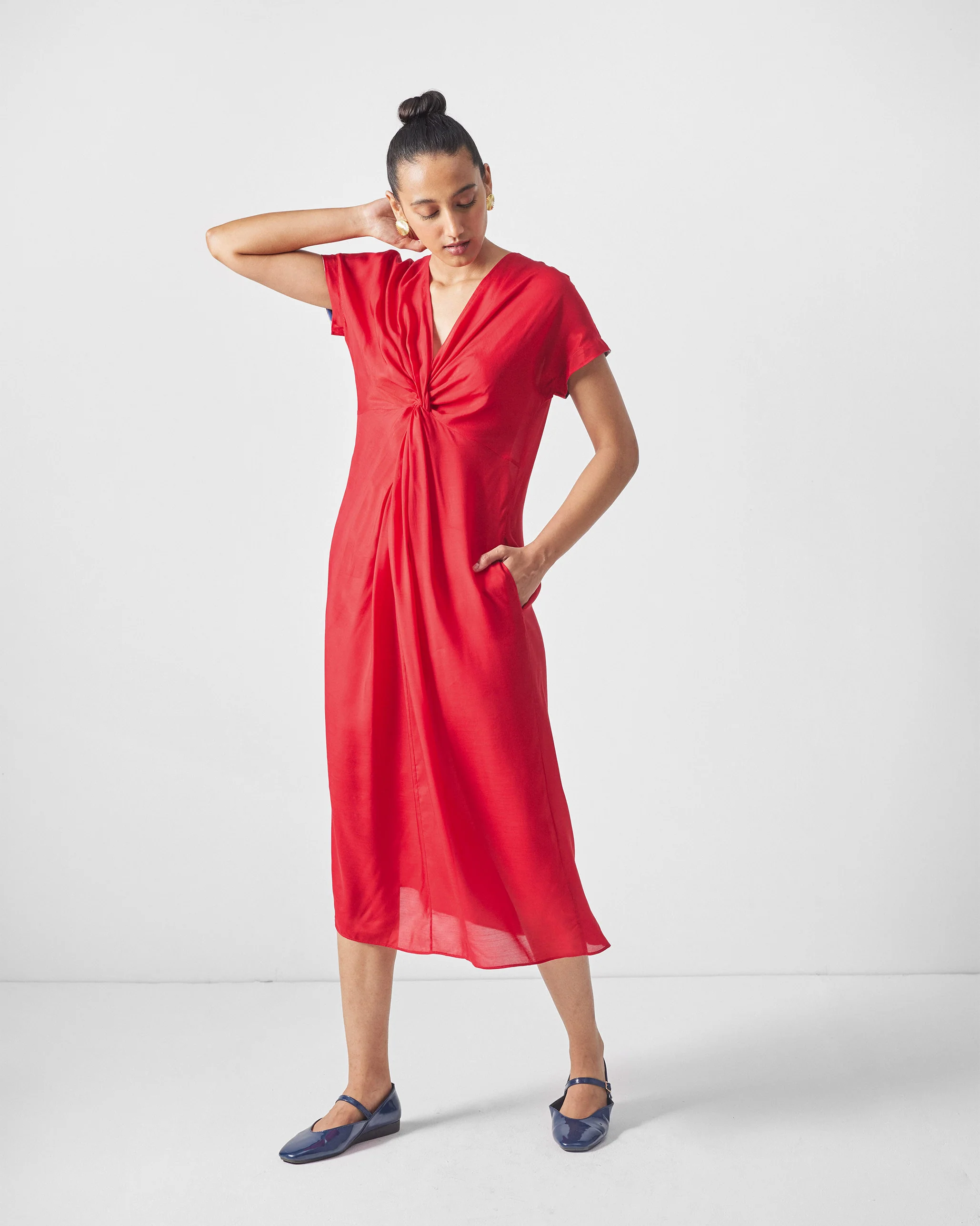 Heart To Heart Dress - Red - Image 4