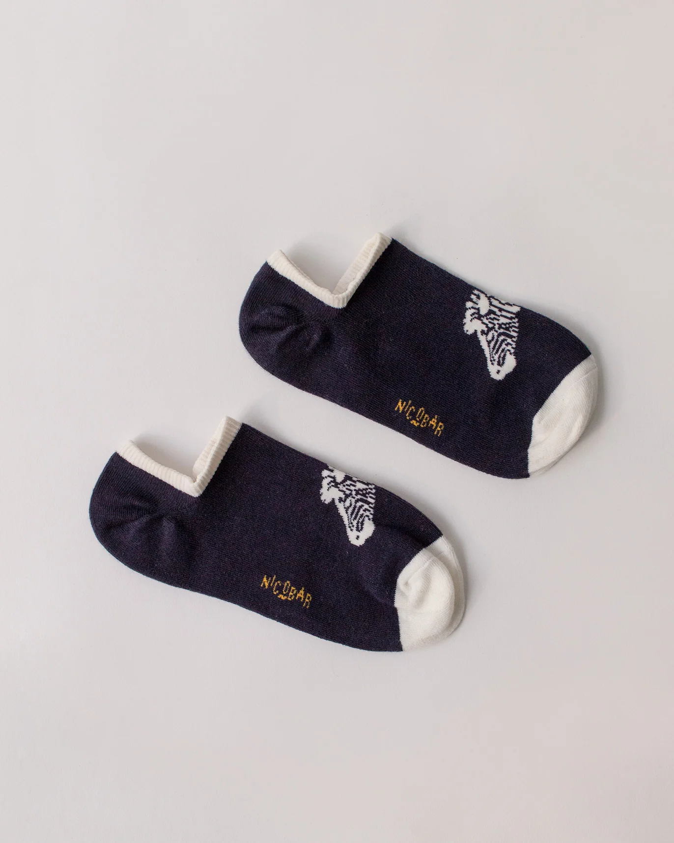 Hello Zebra Socks - Black & White - Image 2