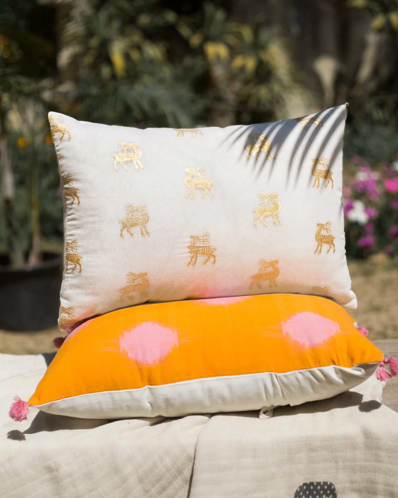 Hiran Lumbar Pillow Cover - Image 4