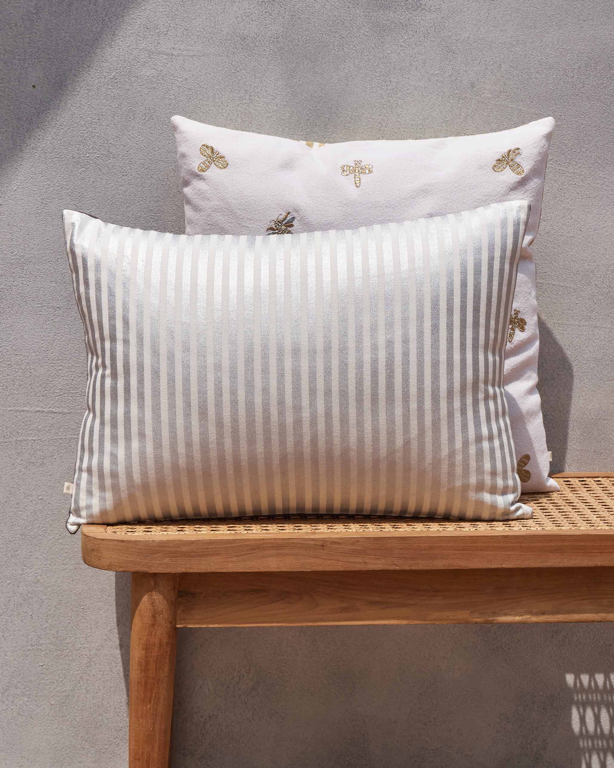 Honeybee Cushion Cover - Charcoal - Image 3