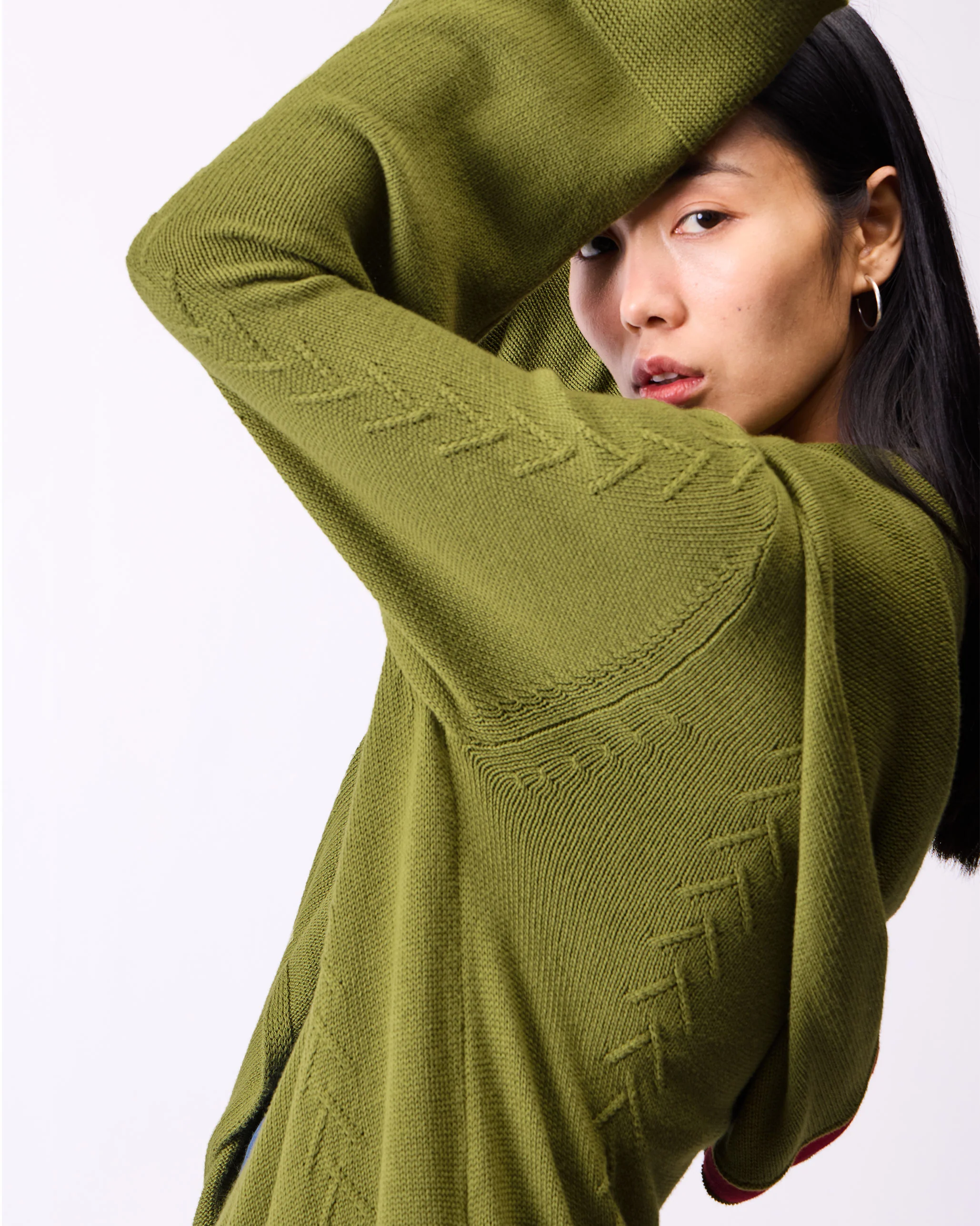 Hoodie Overlay - Olive - Image 2