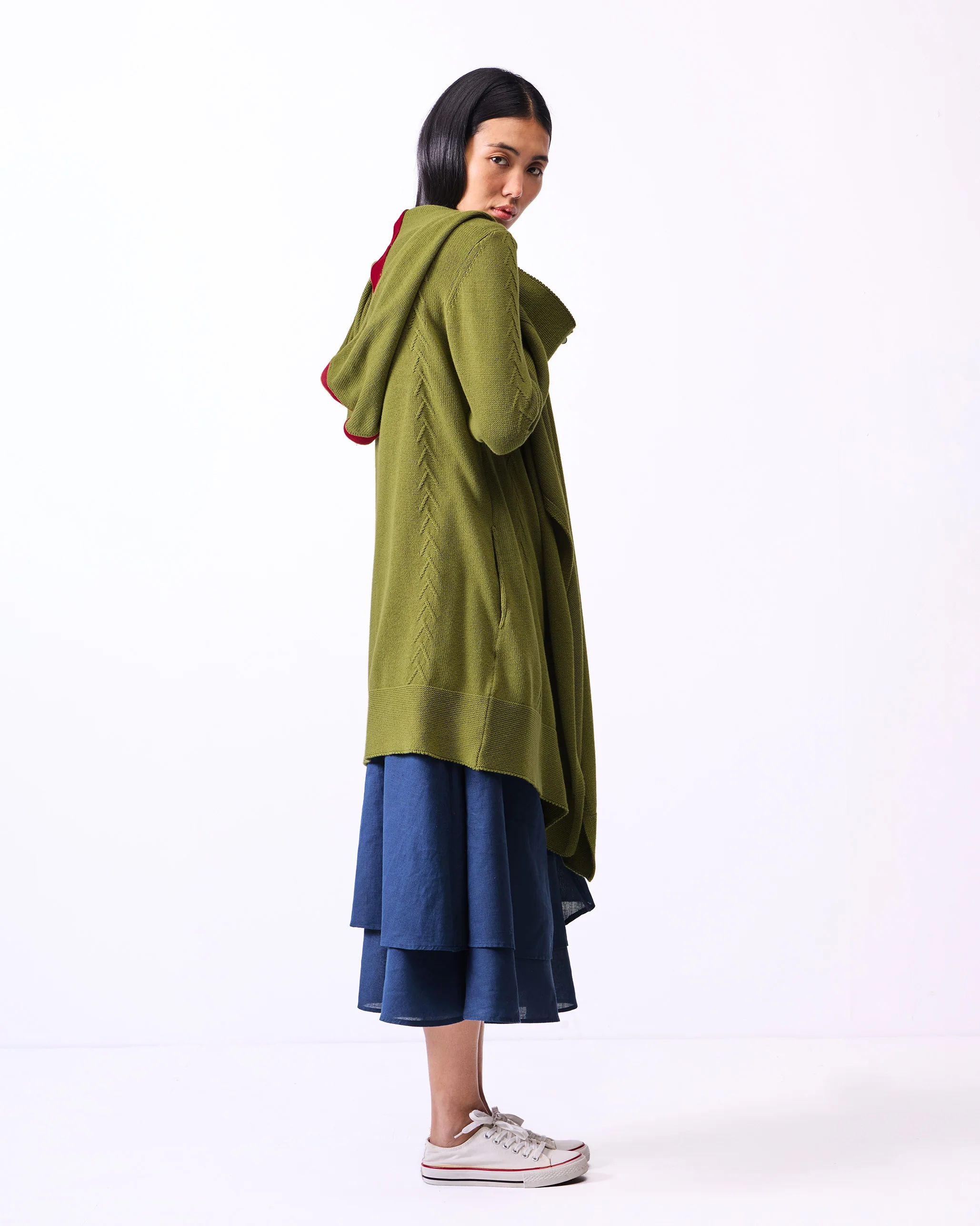 Hoodie Overlay - Olive - Image 5