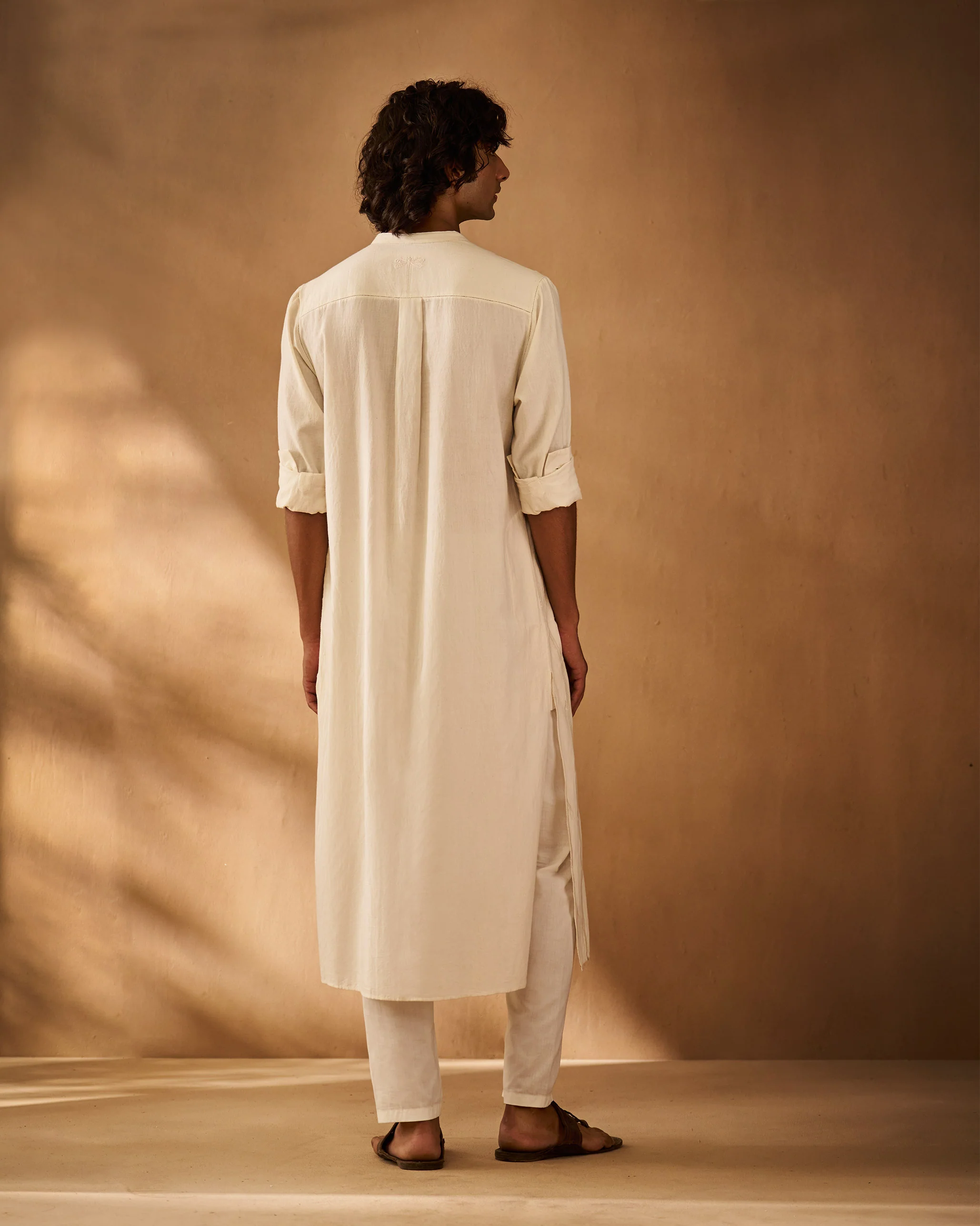Ibn Kurta - Ivory Embroidered - Image 5