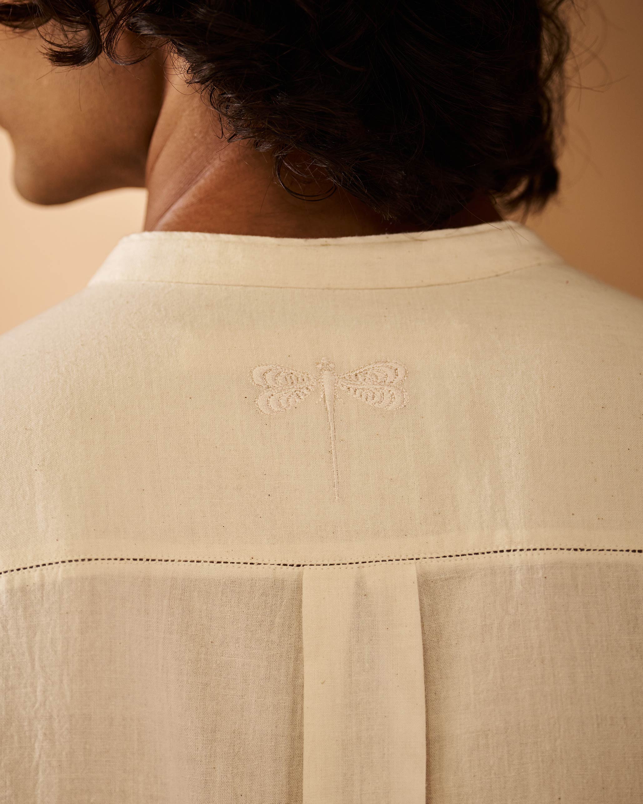 Ibn Kurta - Ivory Embroidered - Image 6