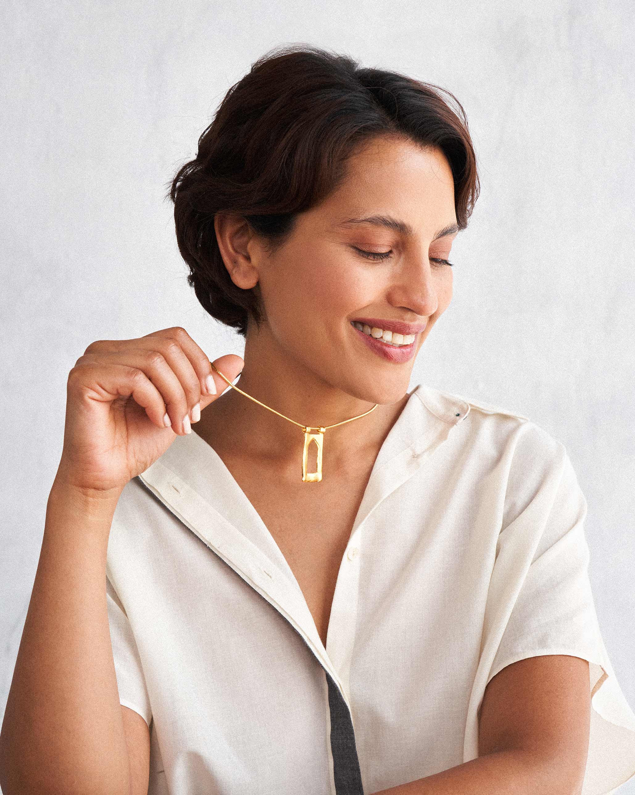 Imarat Necklace - Gold - Image 5
