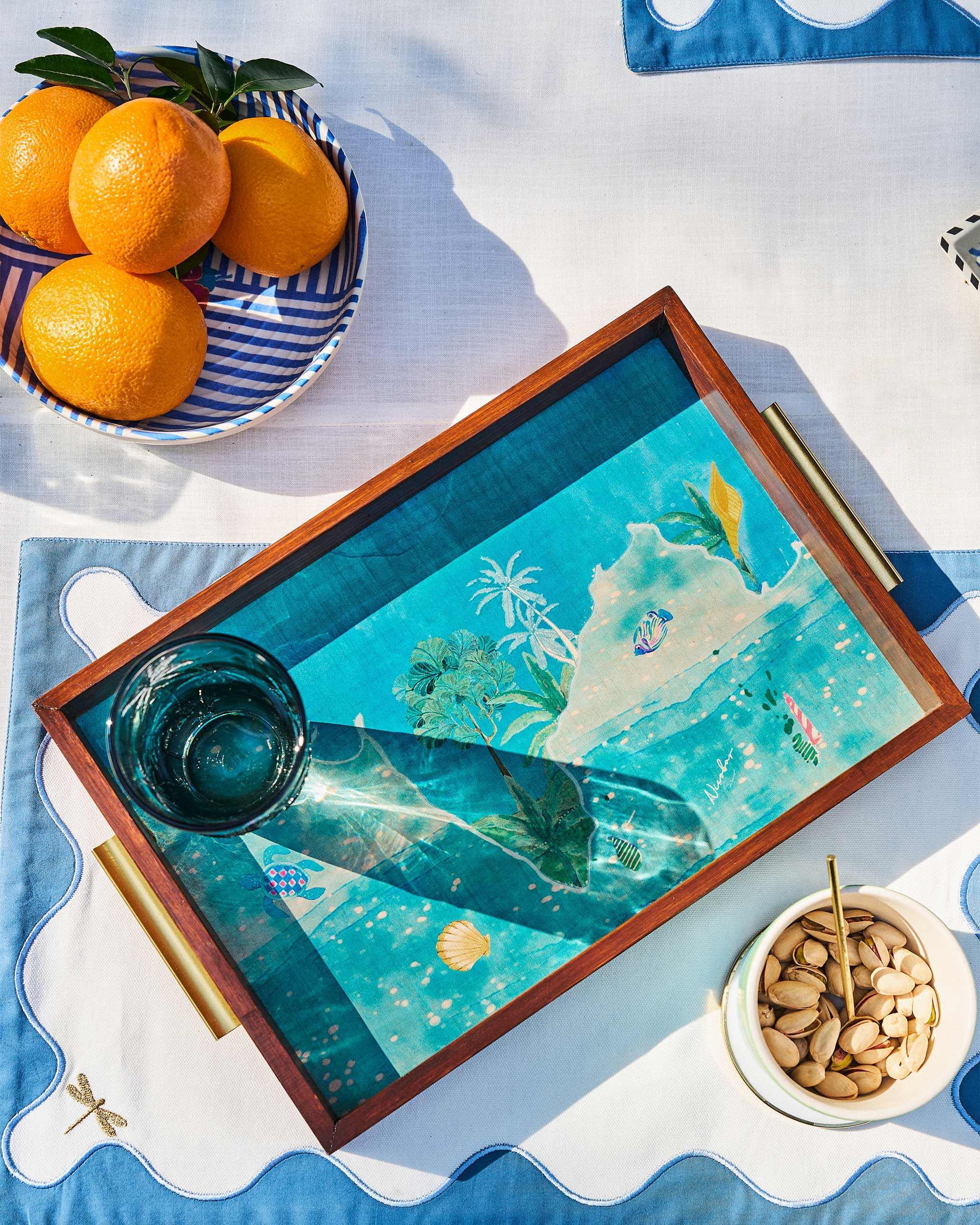 Indian Ocean Rectangle Tray - Image 2