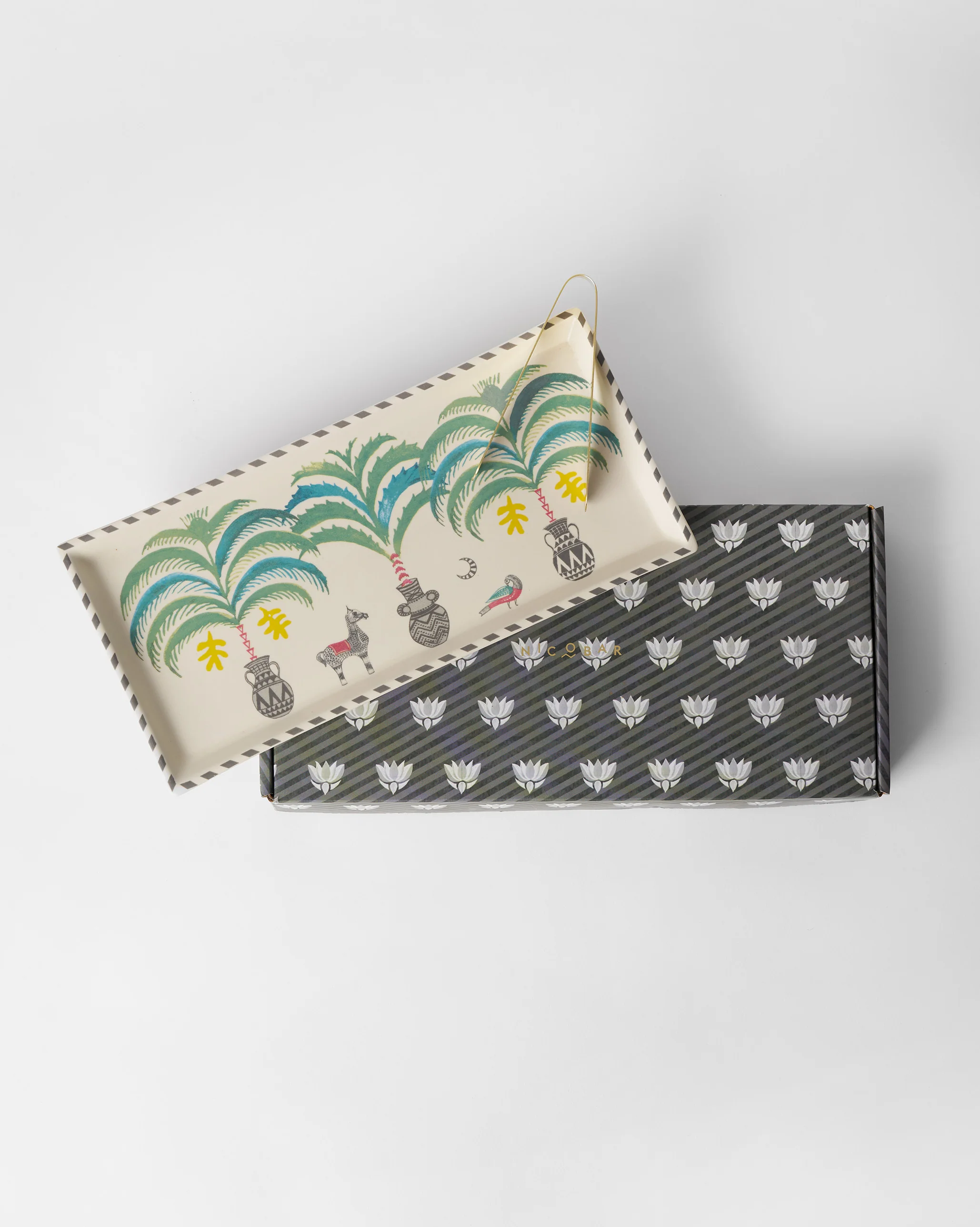 Indus Cookie Tray with Tong - Image 2