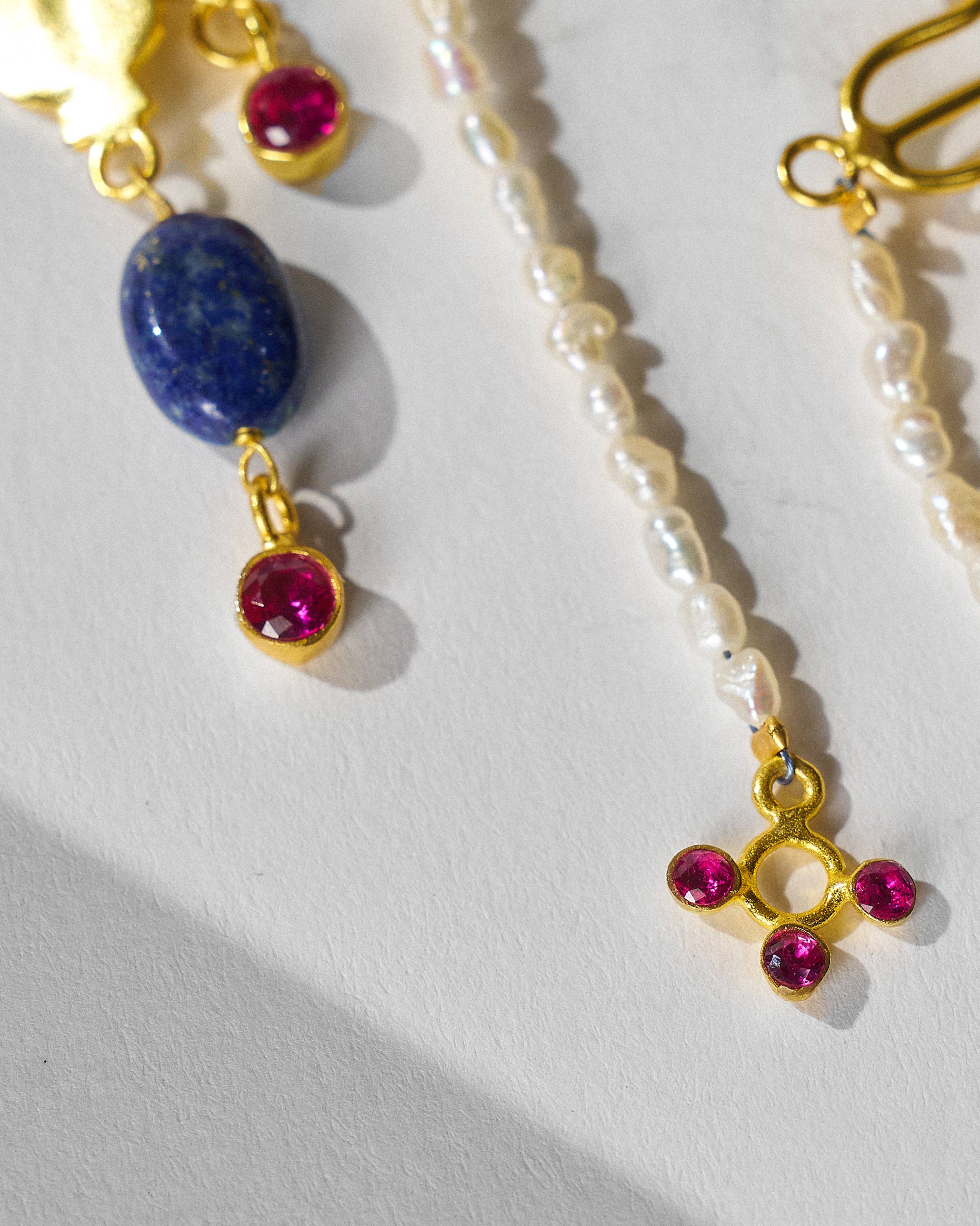 Indus Danglers - Gold - Image 3
