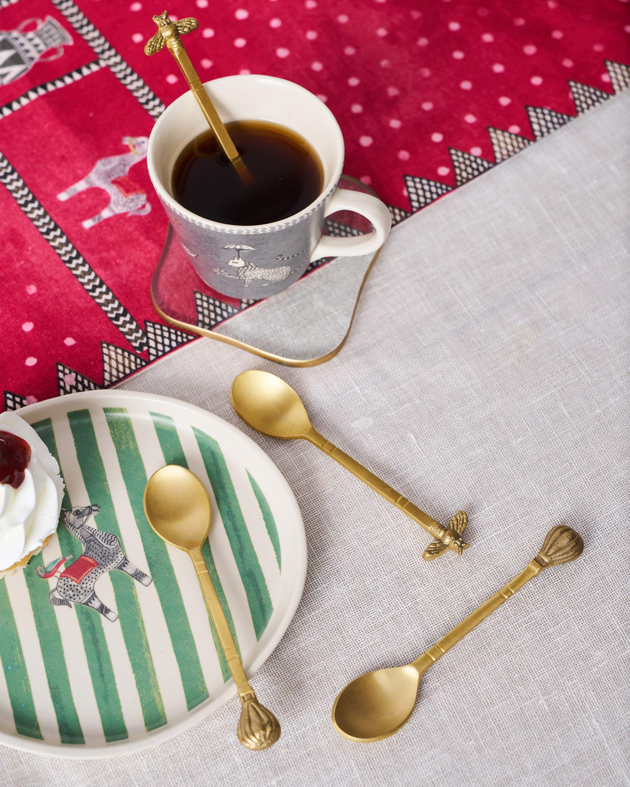 Indus Dessert Spoons - set of 4 - Image 7