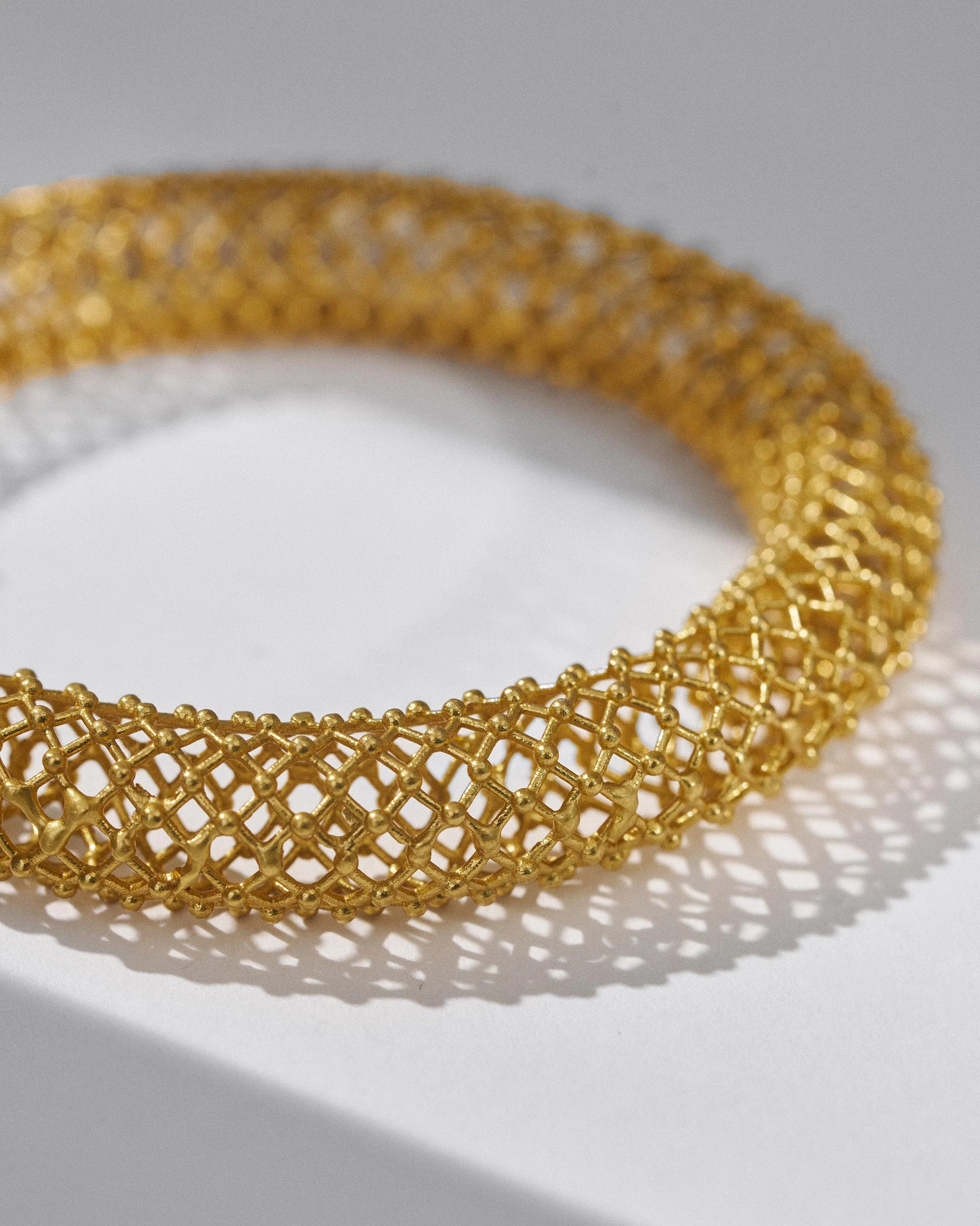 Infinity Bangle - Antique Gold - Image 4