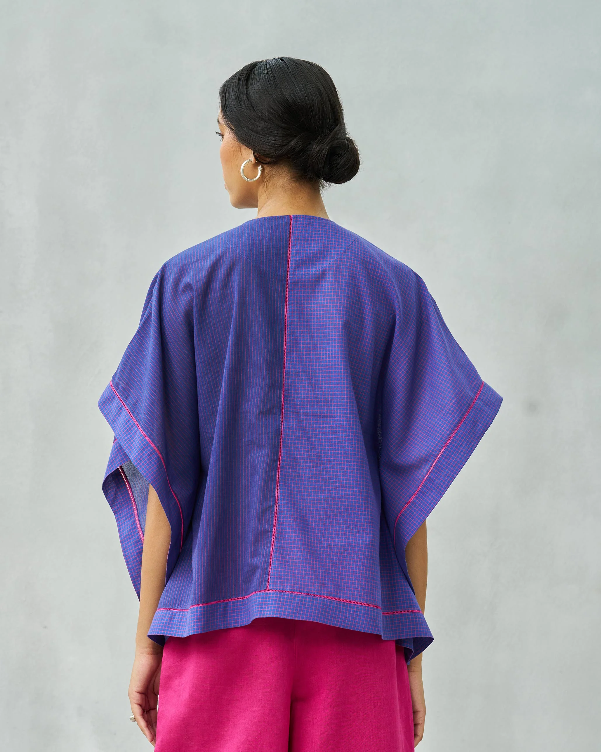 Jacaranda Boxy Top - Purple & Berry - Image 4