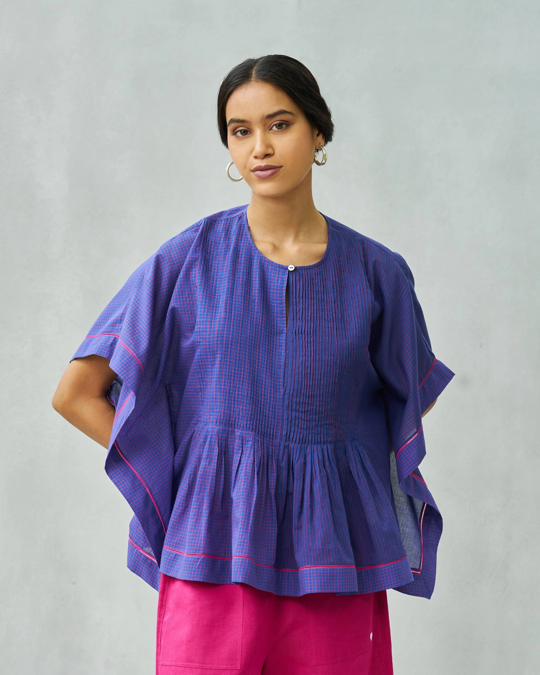 Jacaranda Boxy Top - Purple & Berry - Image 5