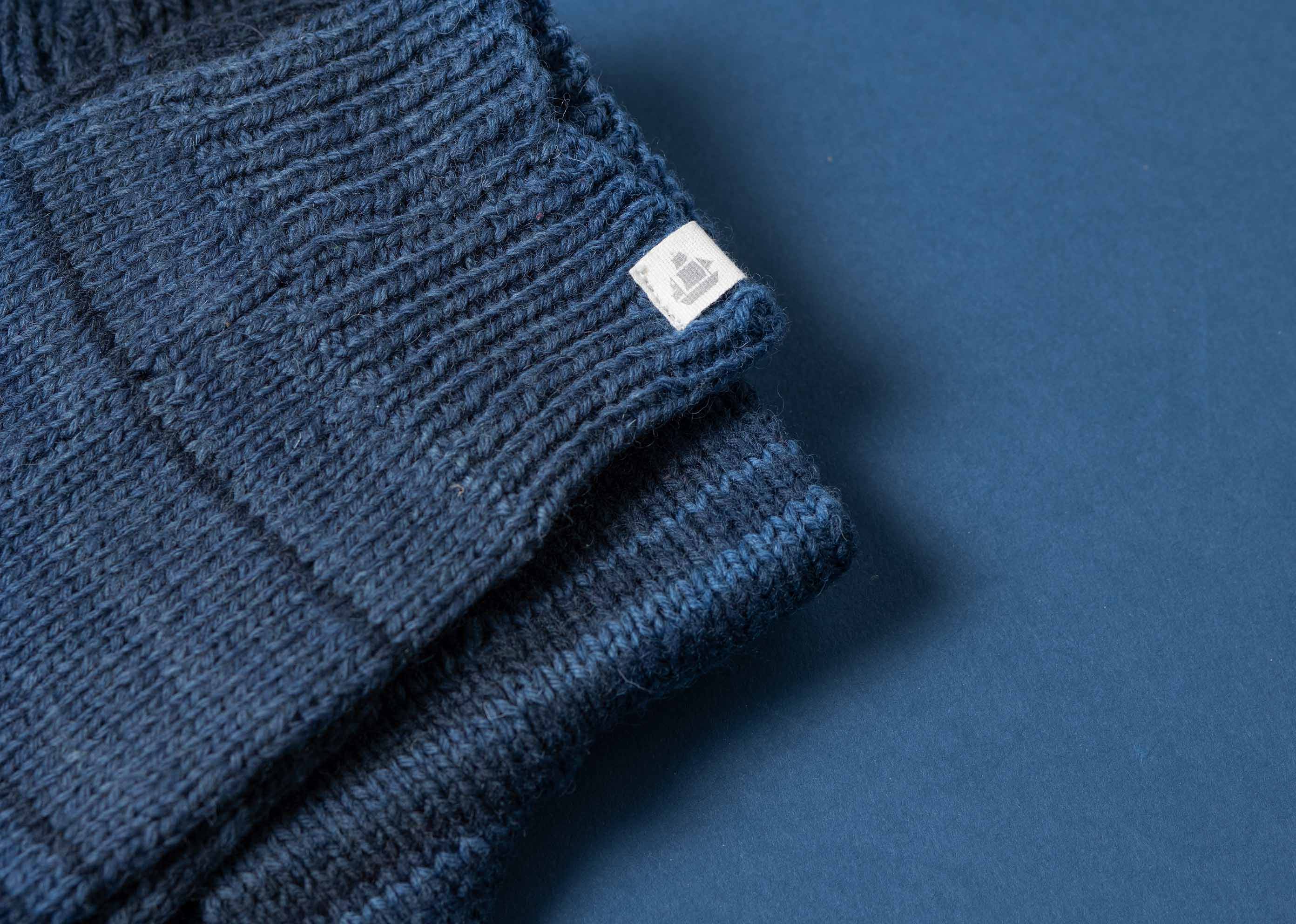 Jack Frost Woolen Socks - Indigo - Image 3