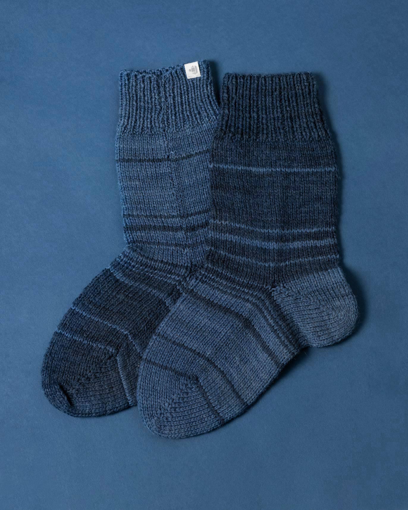 Jack Frost Woolen Socks - Indigo - Image 5