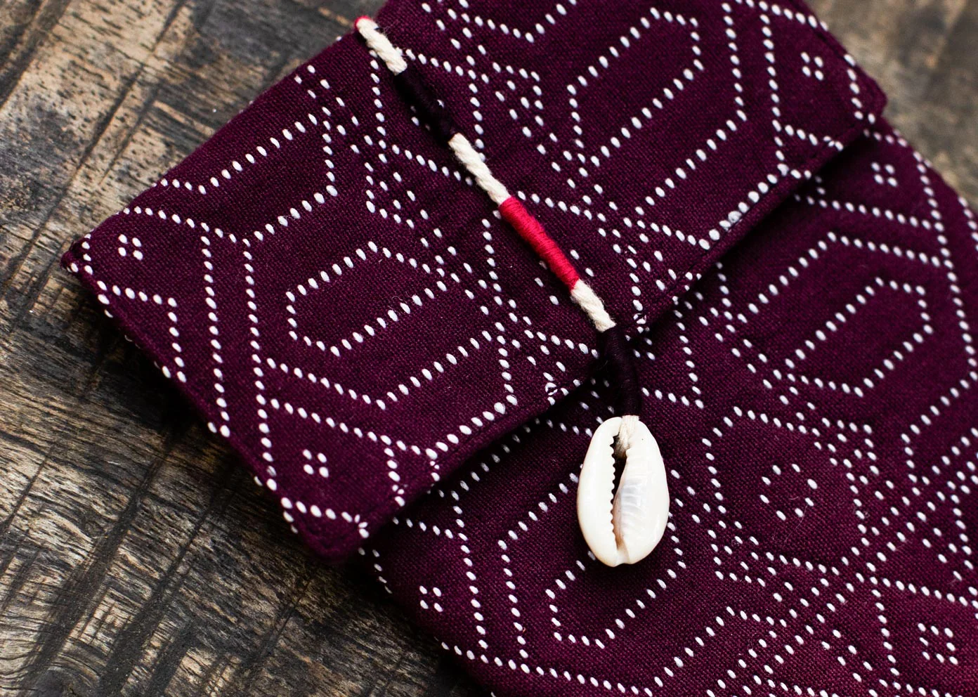 Jacquard Spectacle Case - Purple - Image 3