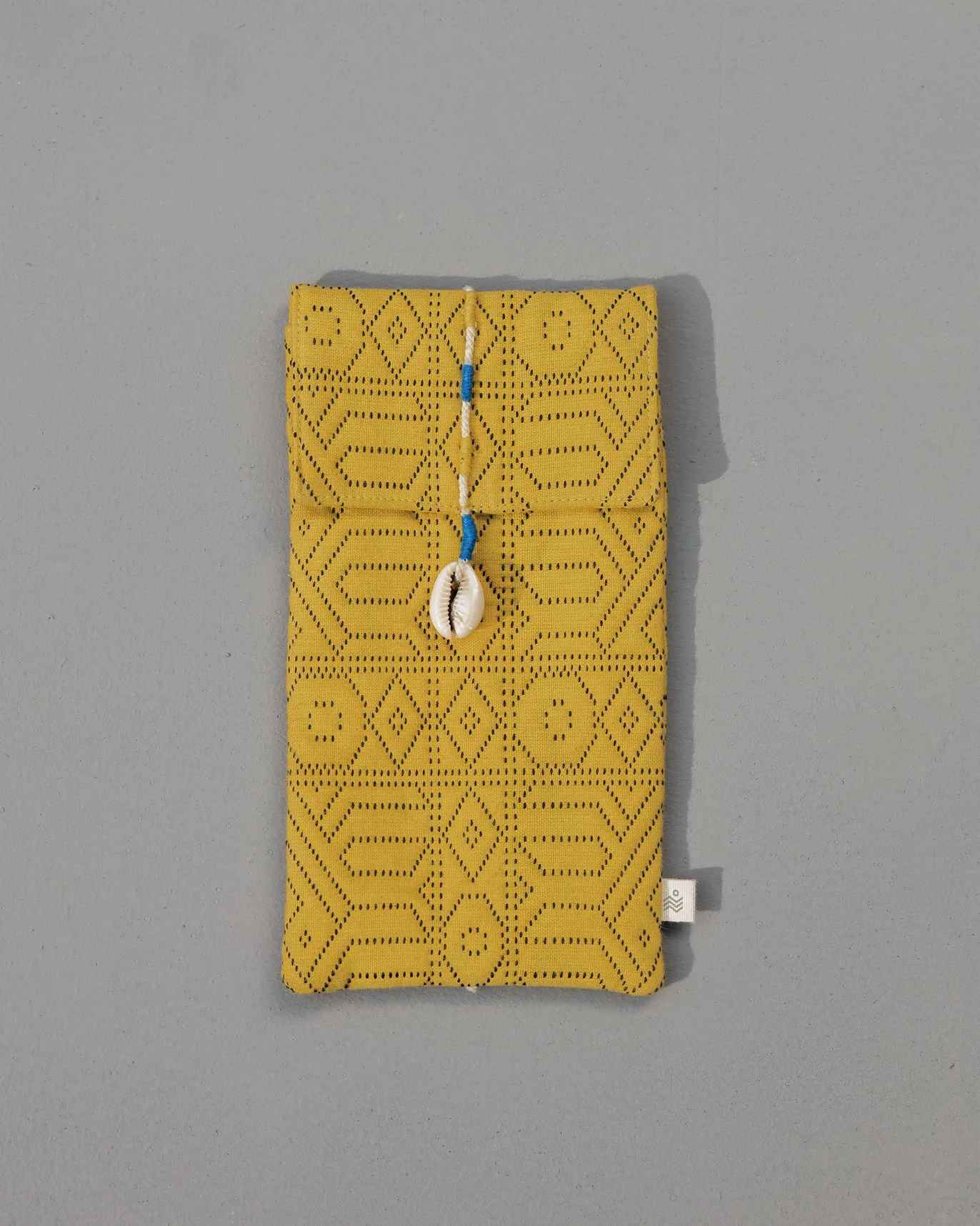 Jacquard Spectacle Case - Yellow - Image 2