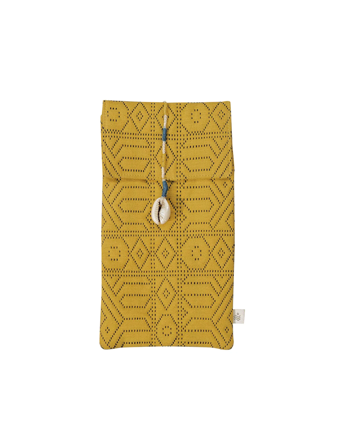 Jacquard Spectacle Case - Yellow - Image 5