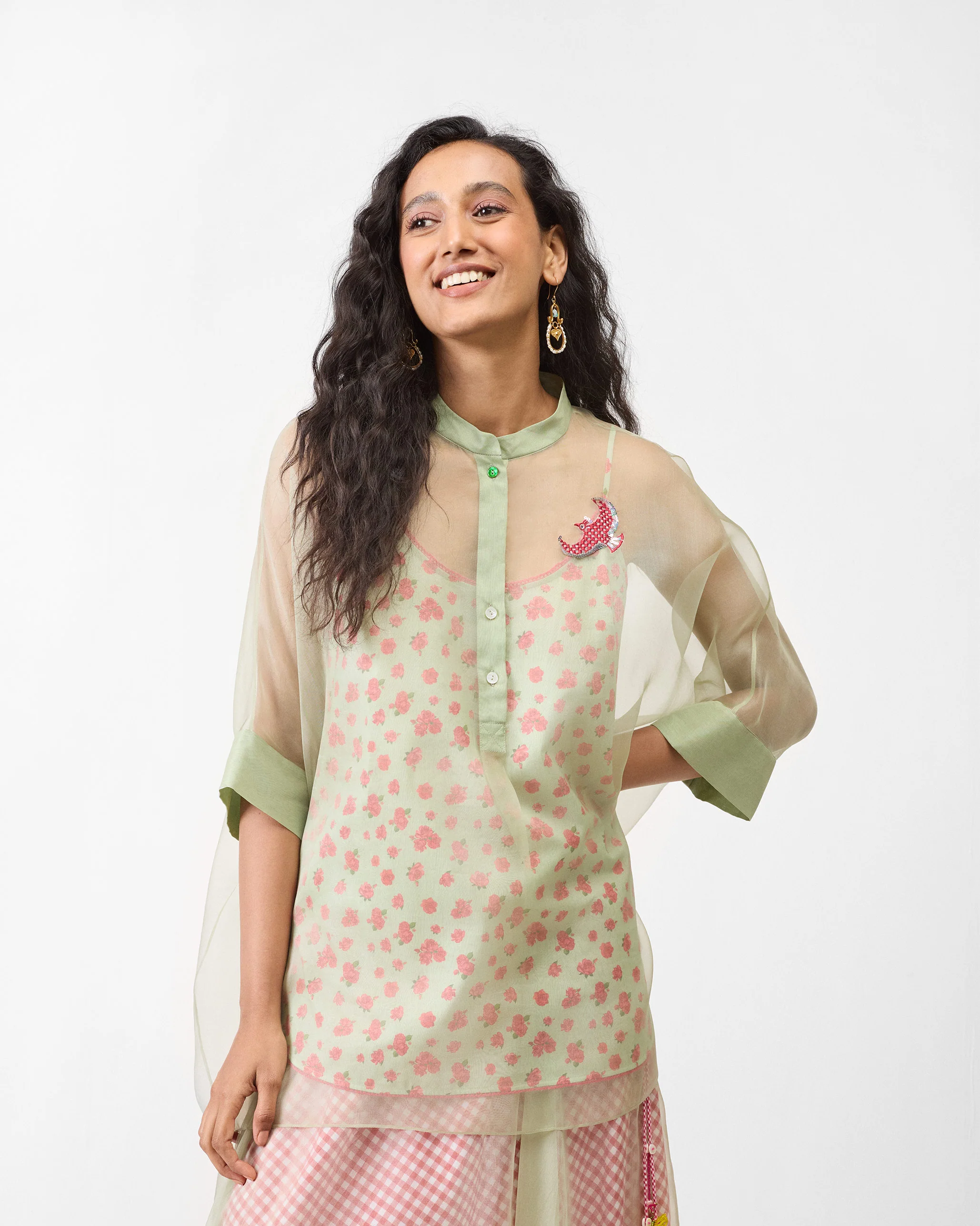 Jaisalmer Shirt with Slip - Mint - Image 4