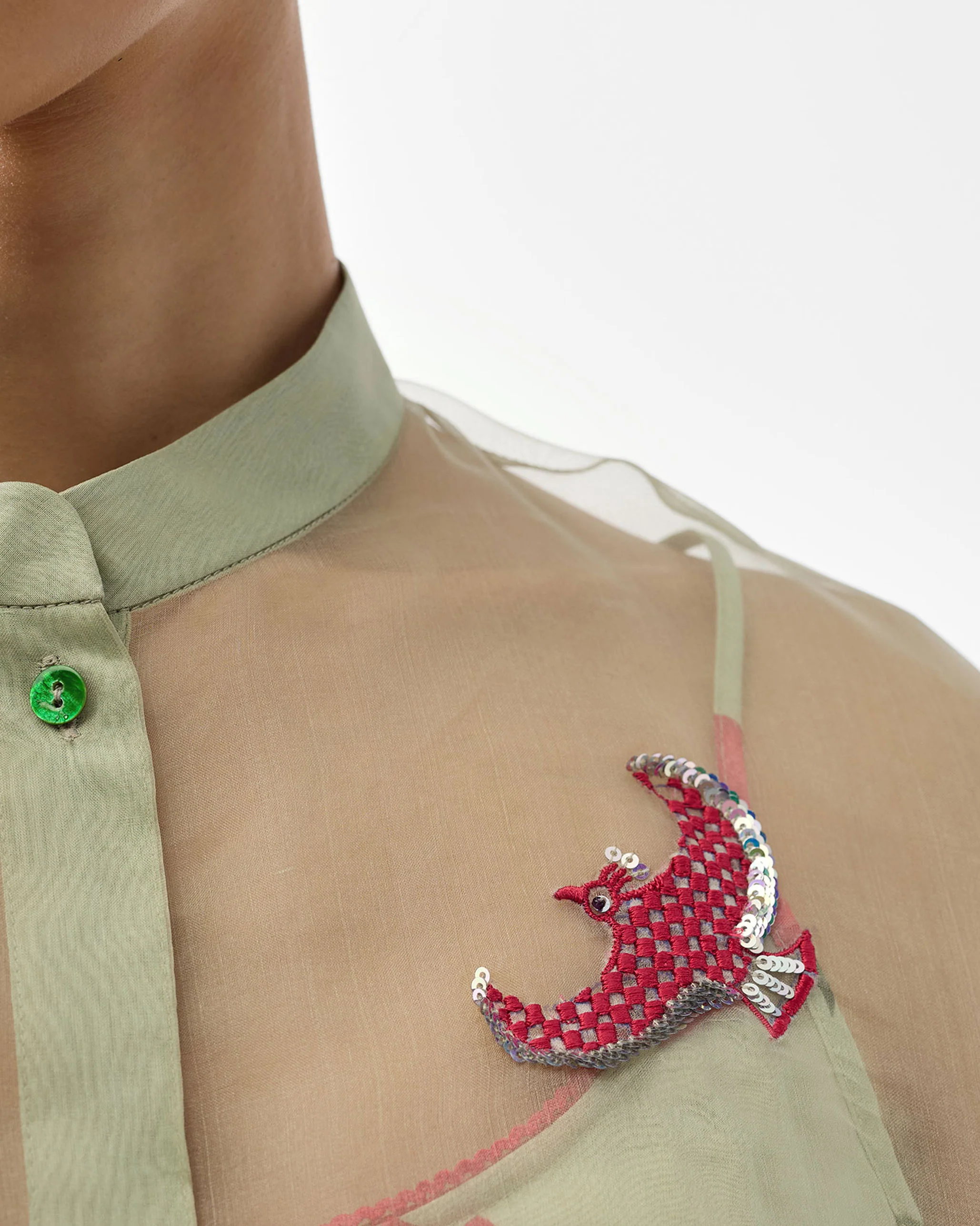 Jaisalmer Shirt with Slip - Mint - Image 7