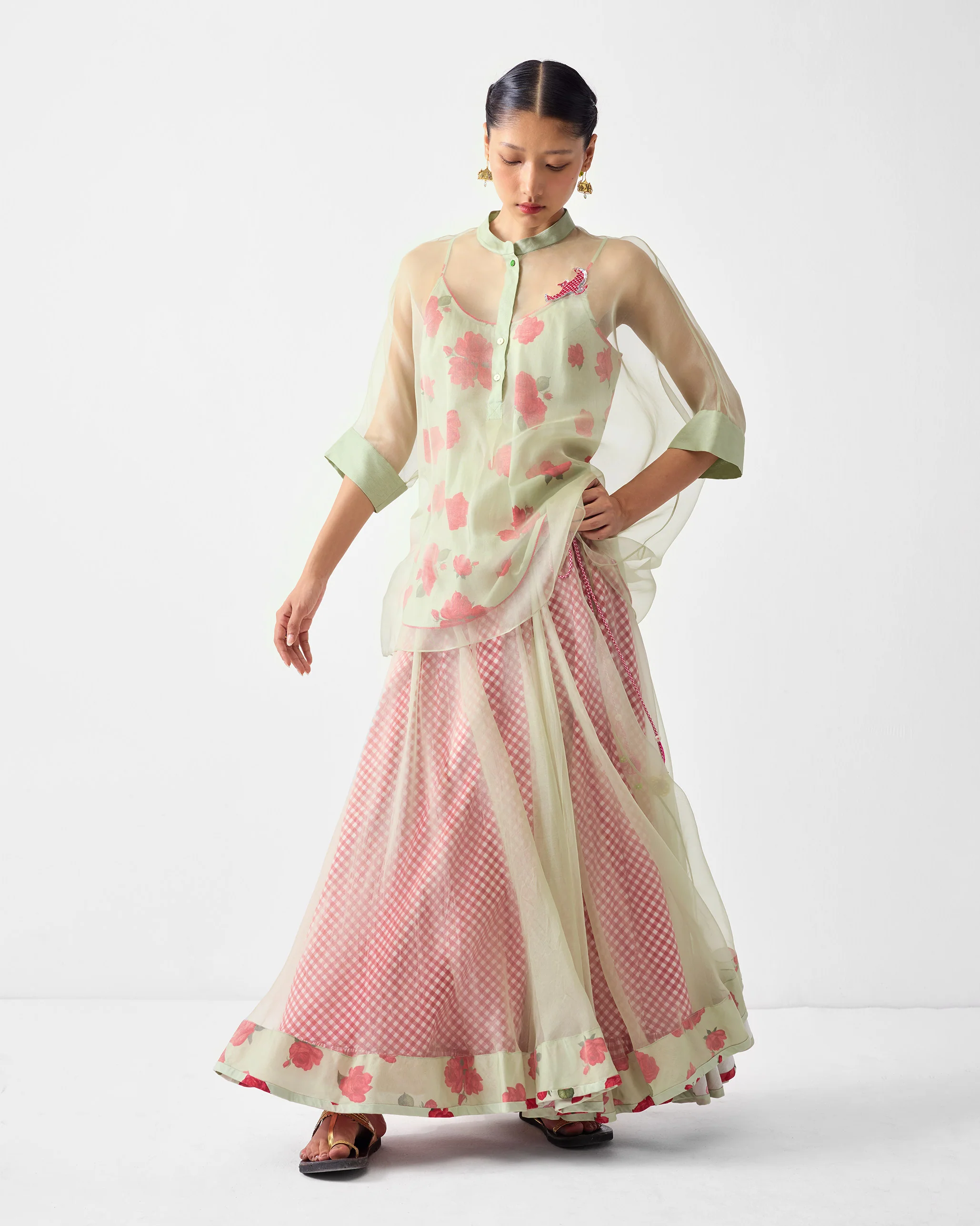 Jaisalmer Shirt with Slip - Mint - Image 9
