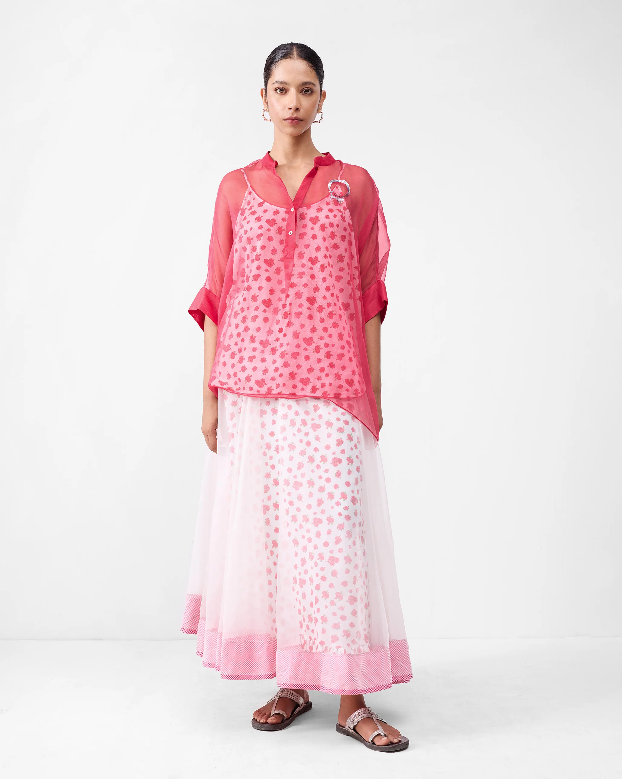 Jaisalmer Shirt with Slip - Watermelon - Image 2