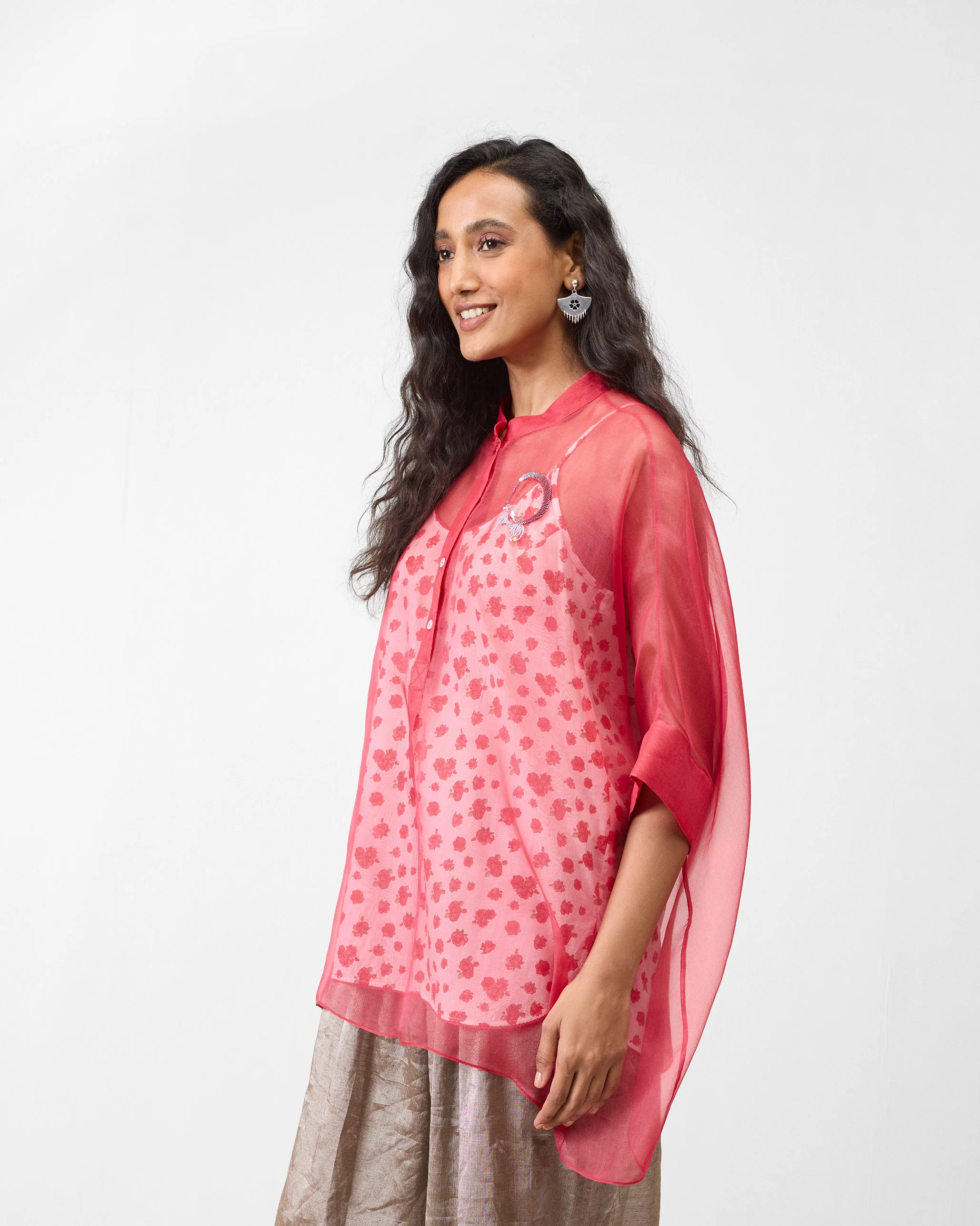 Jaisalmer Shirt with Slip - Watermelon - Image 5