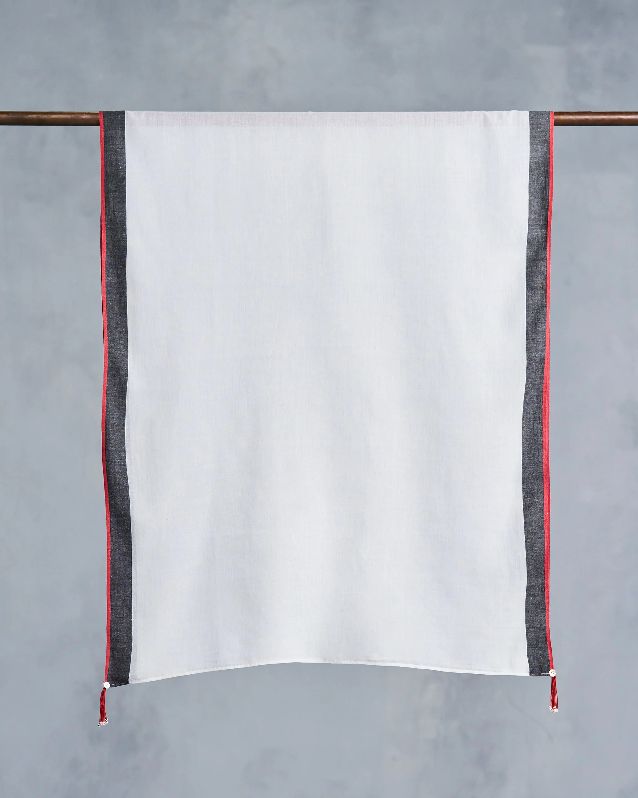 Jalsa Scarf - Ivory & Grey - Image 3