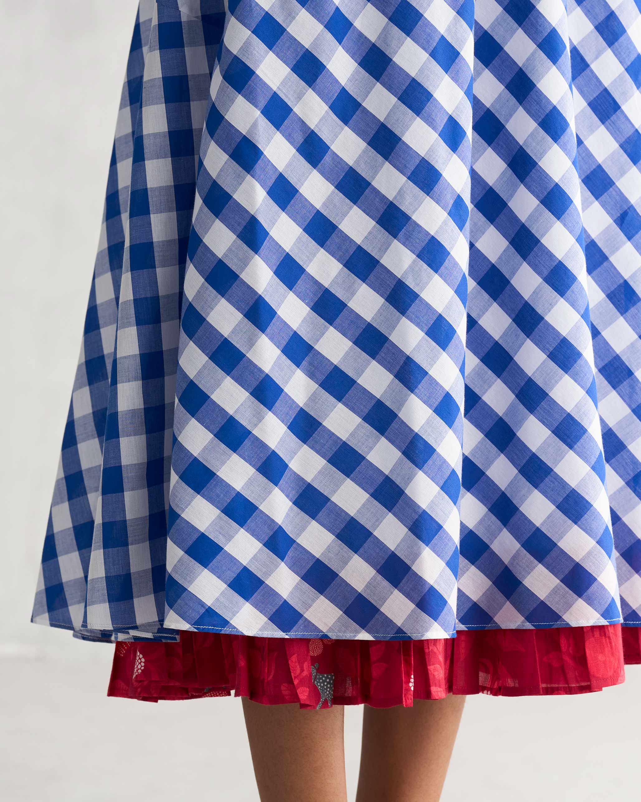 Jambiani Dress - Blue & White - Image 3