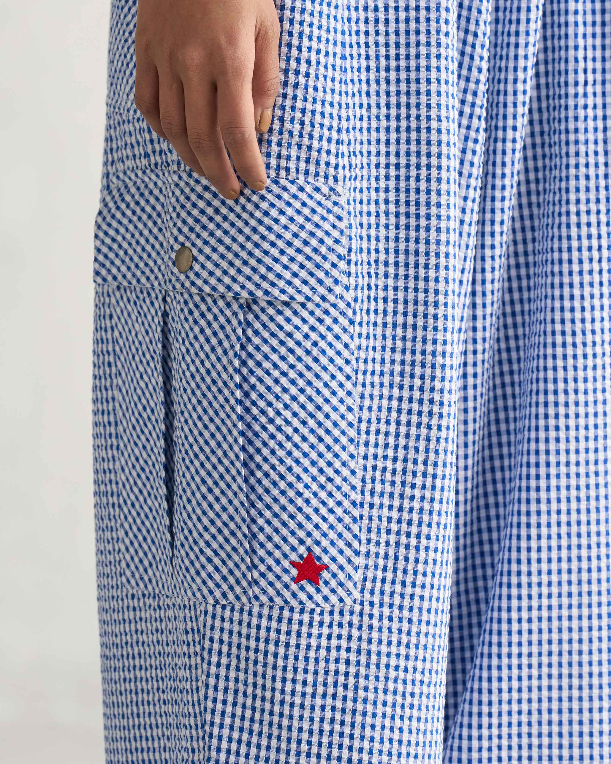 Jambiani Pants - Blue & White - Image 2
