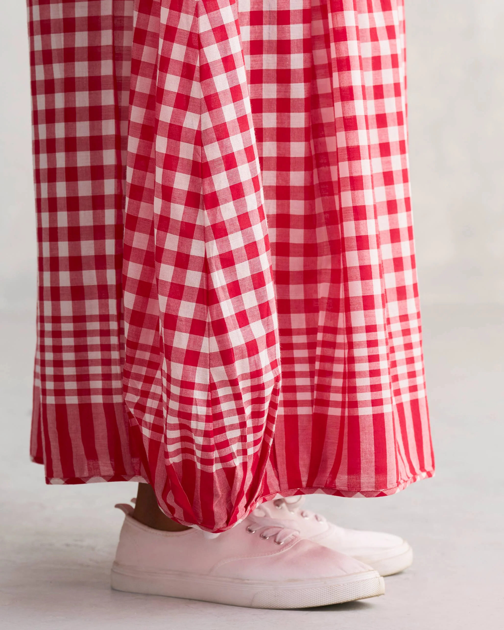 Jambiani Skirt - Red & White - Image 5