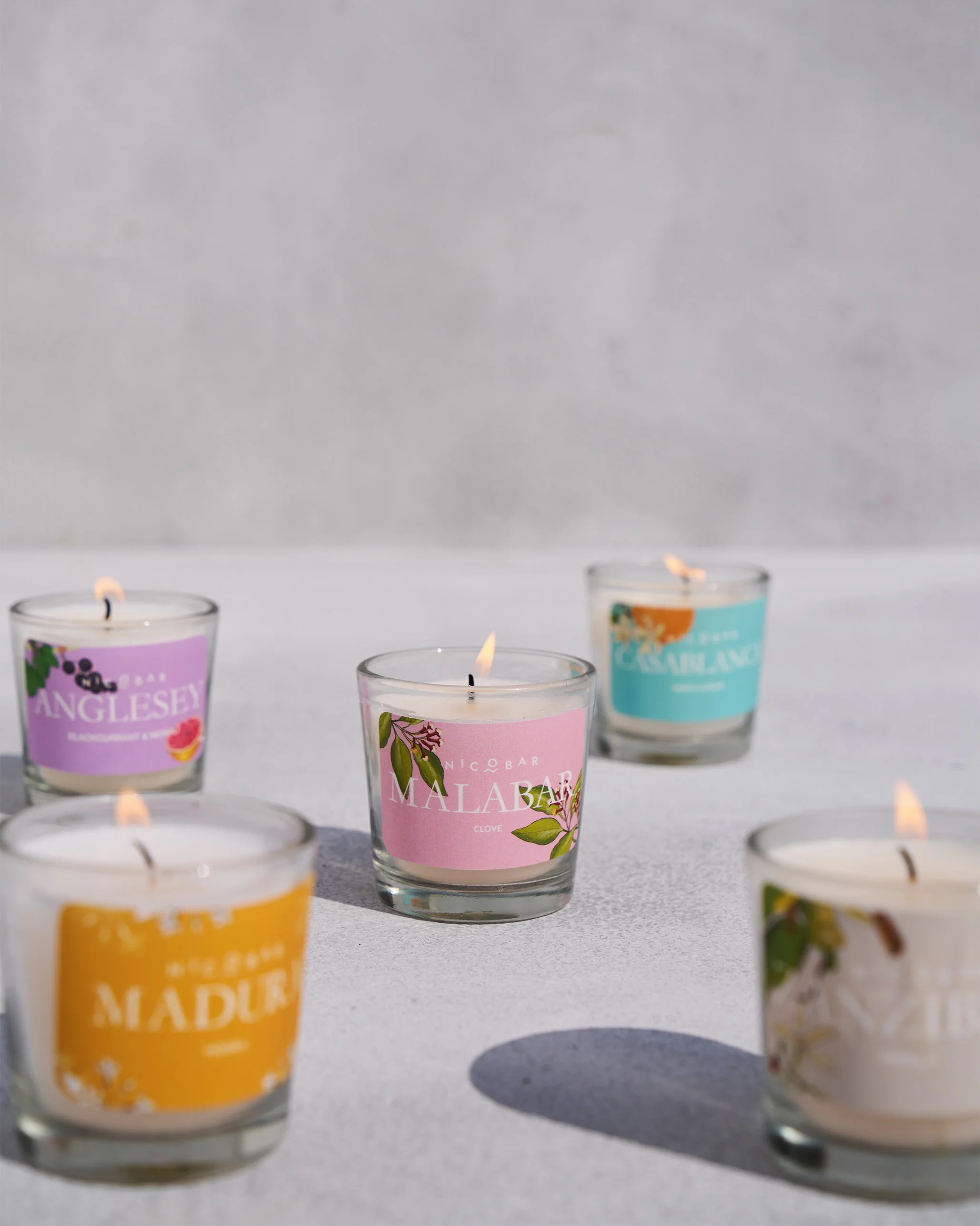 Jar Candles - Set of 5 - Image 4