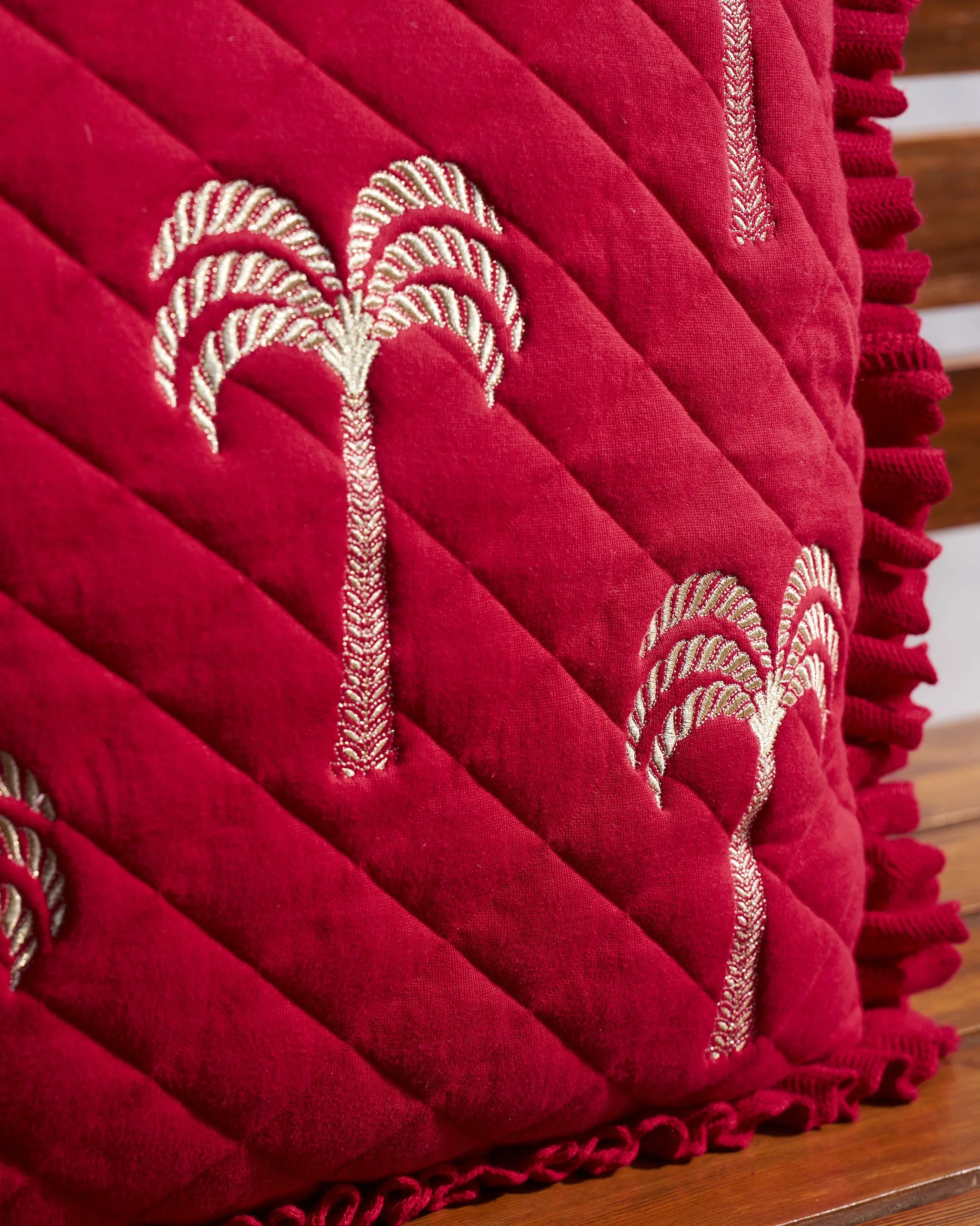 Jewelled Palm Cushion Cover - Image 3