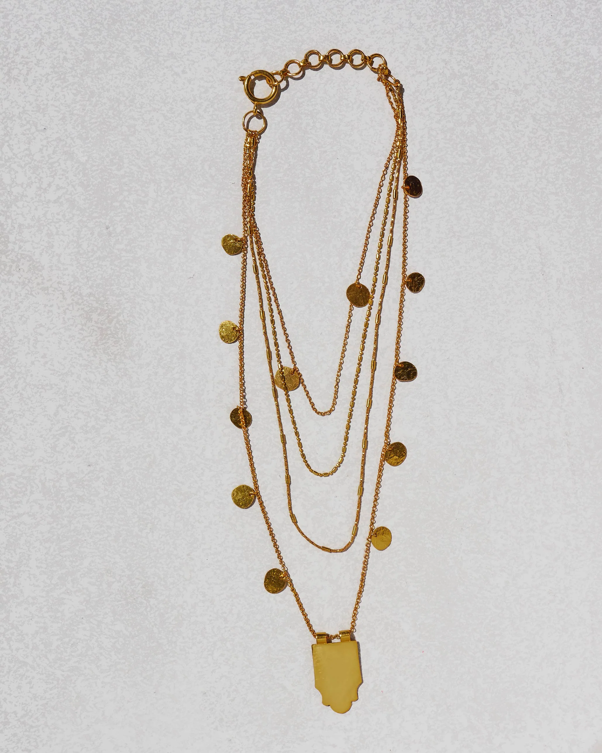 Jhil-mil Necklace - Gold - Image 4
