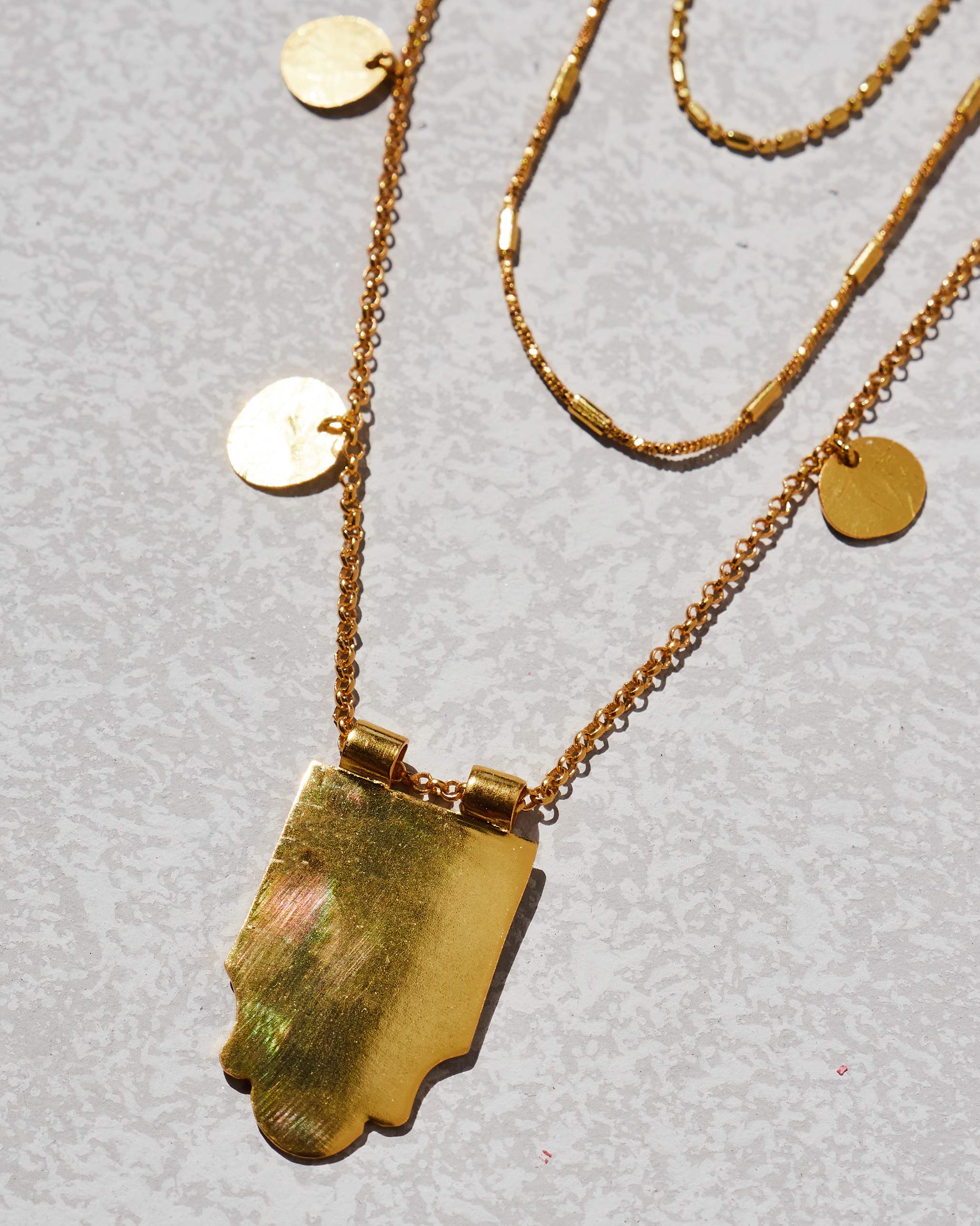 Jhil-mil Necklace - Gold - Image 5