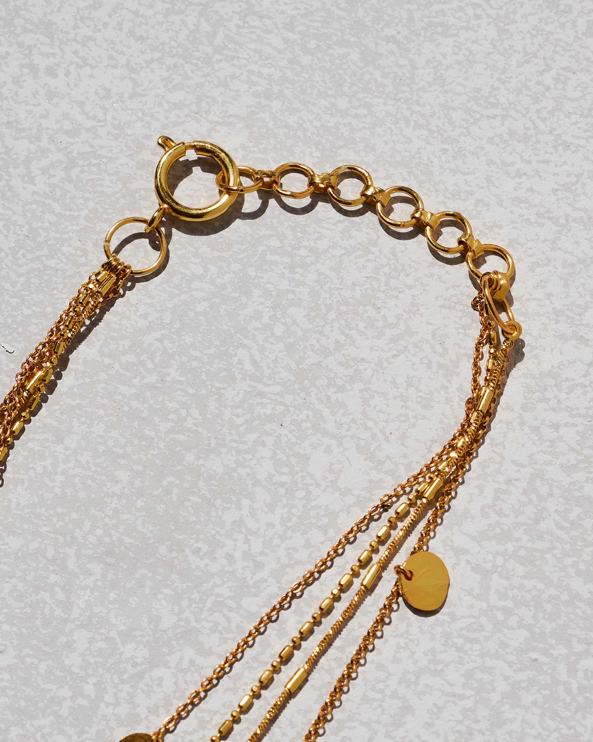 Jhil-mil Necklace - Gold - Image 7