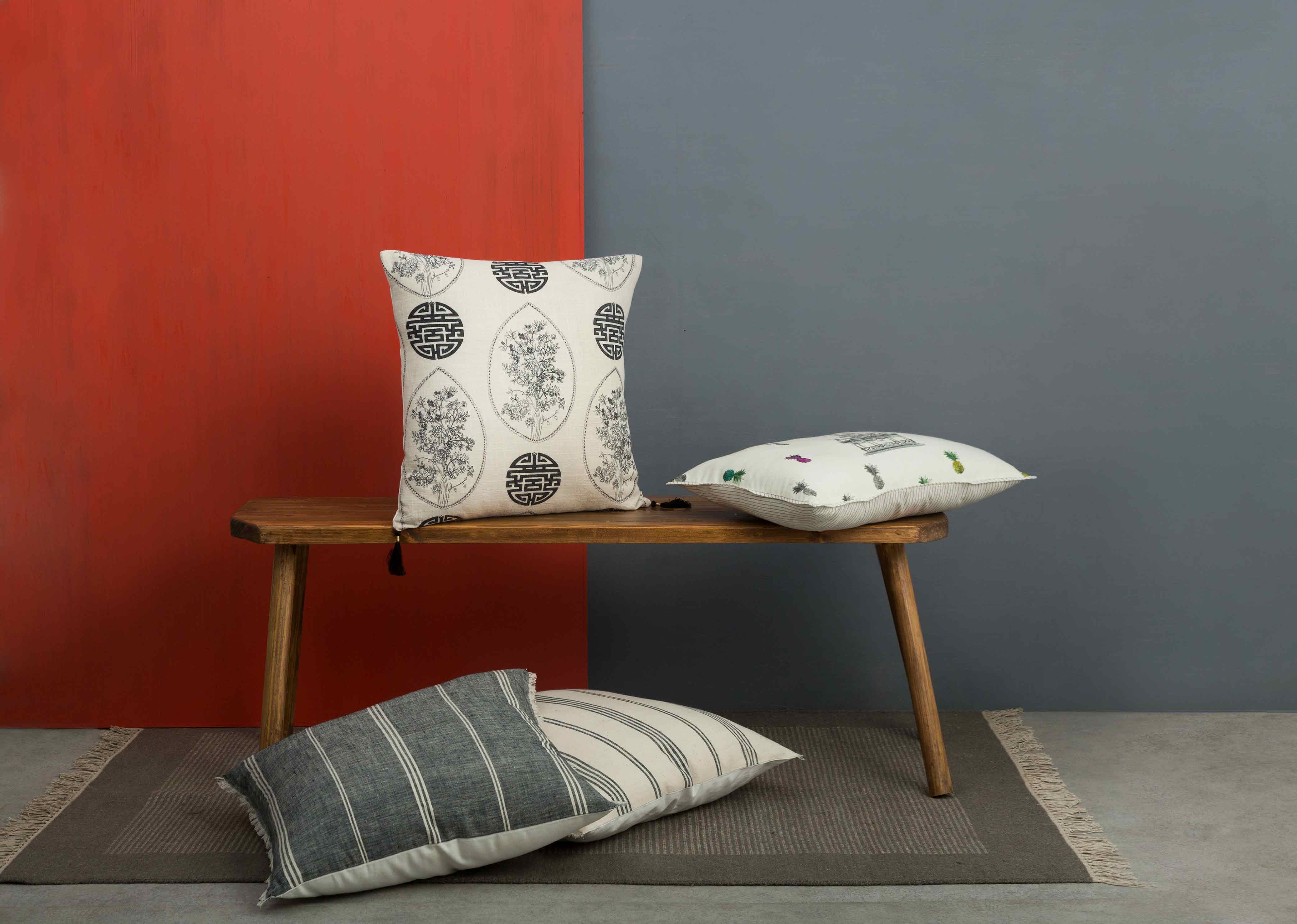 Jia Cushion Cover - Grey - Image 3