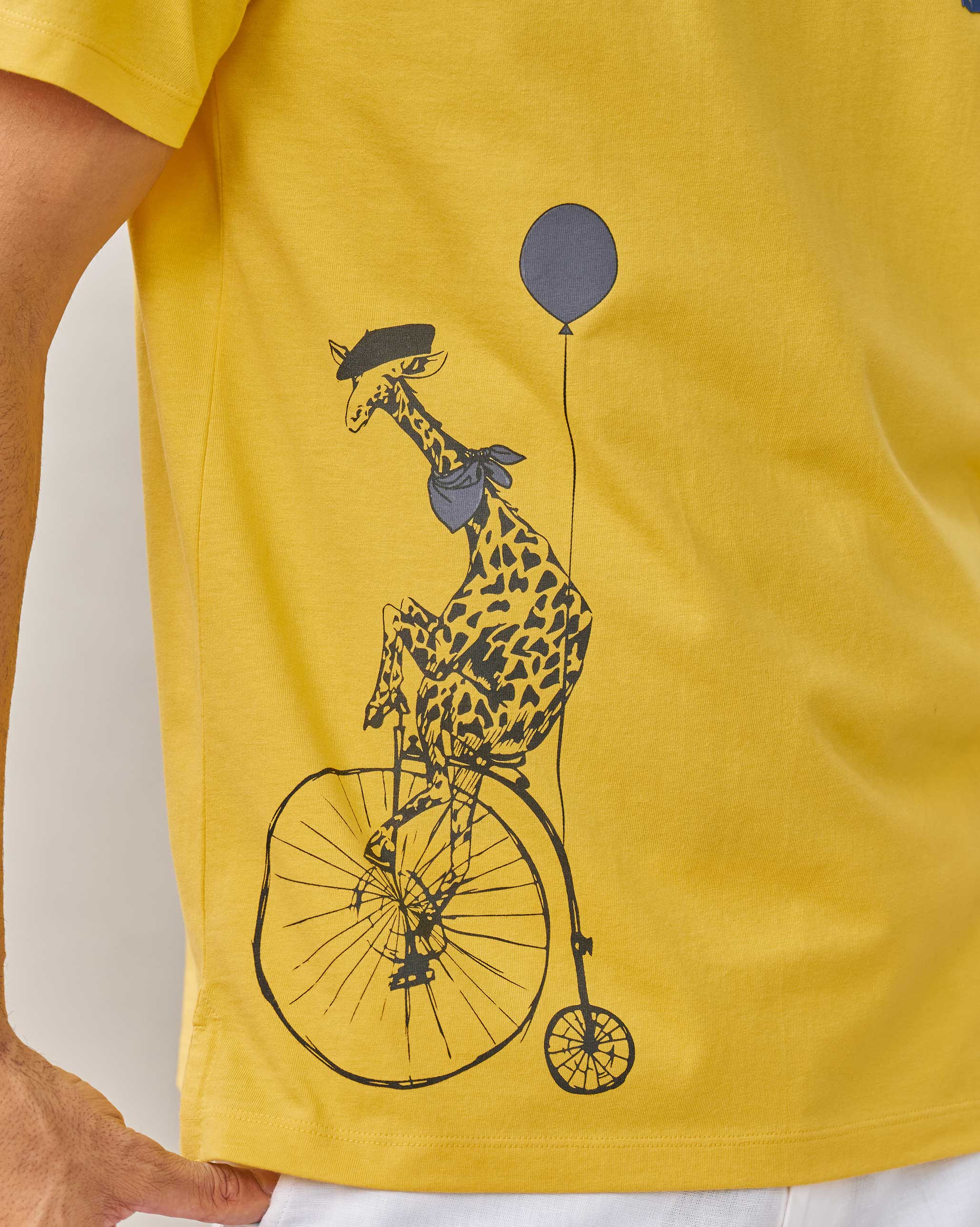 Jiggli Giraffe T-shirt - Yellow - Image 2