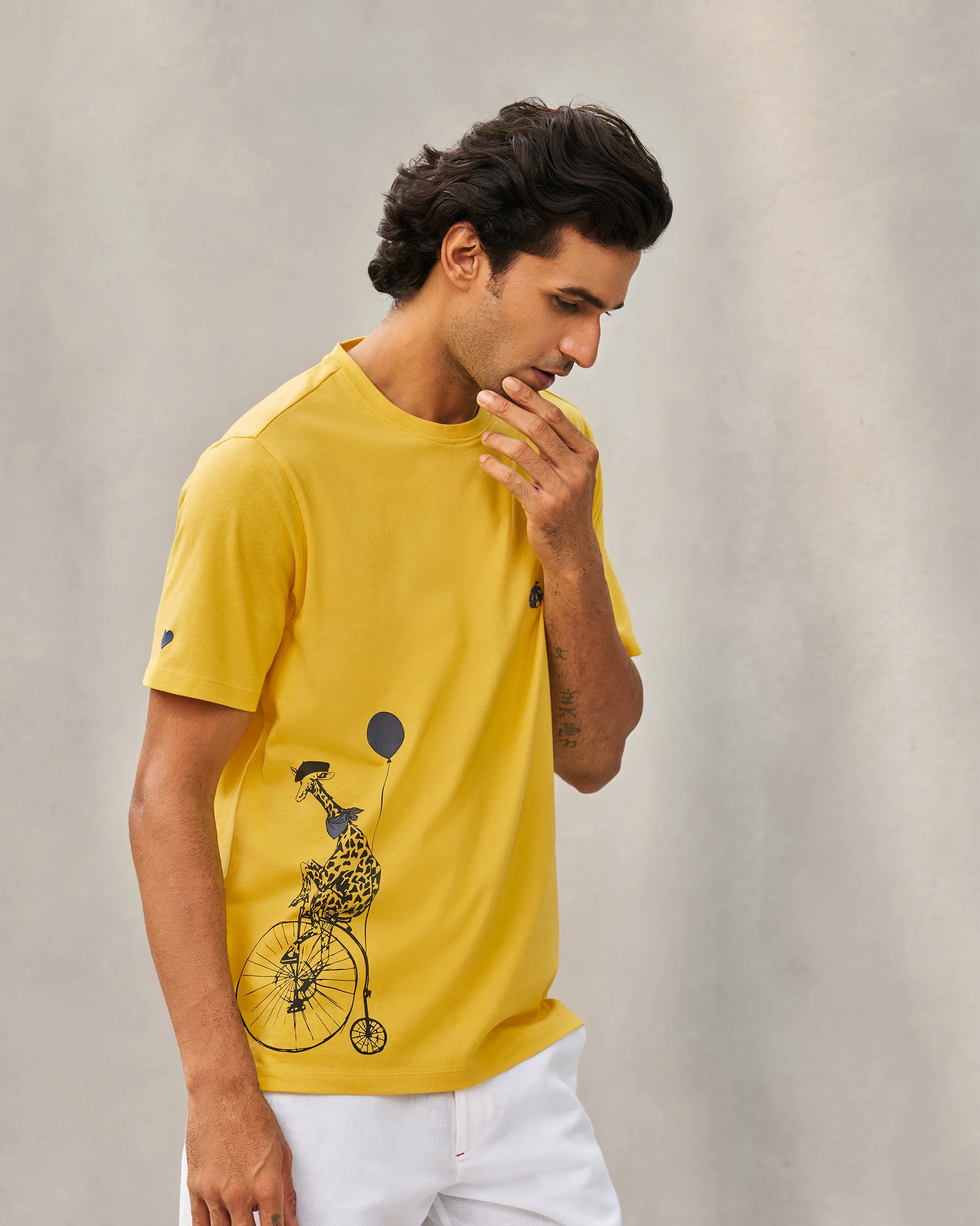 Jiggli Giraffe T-shirt - Yellow - Image 6