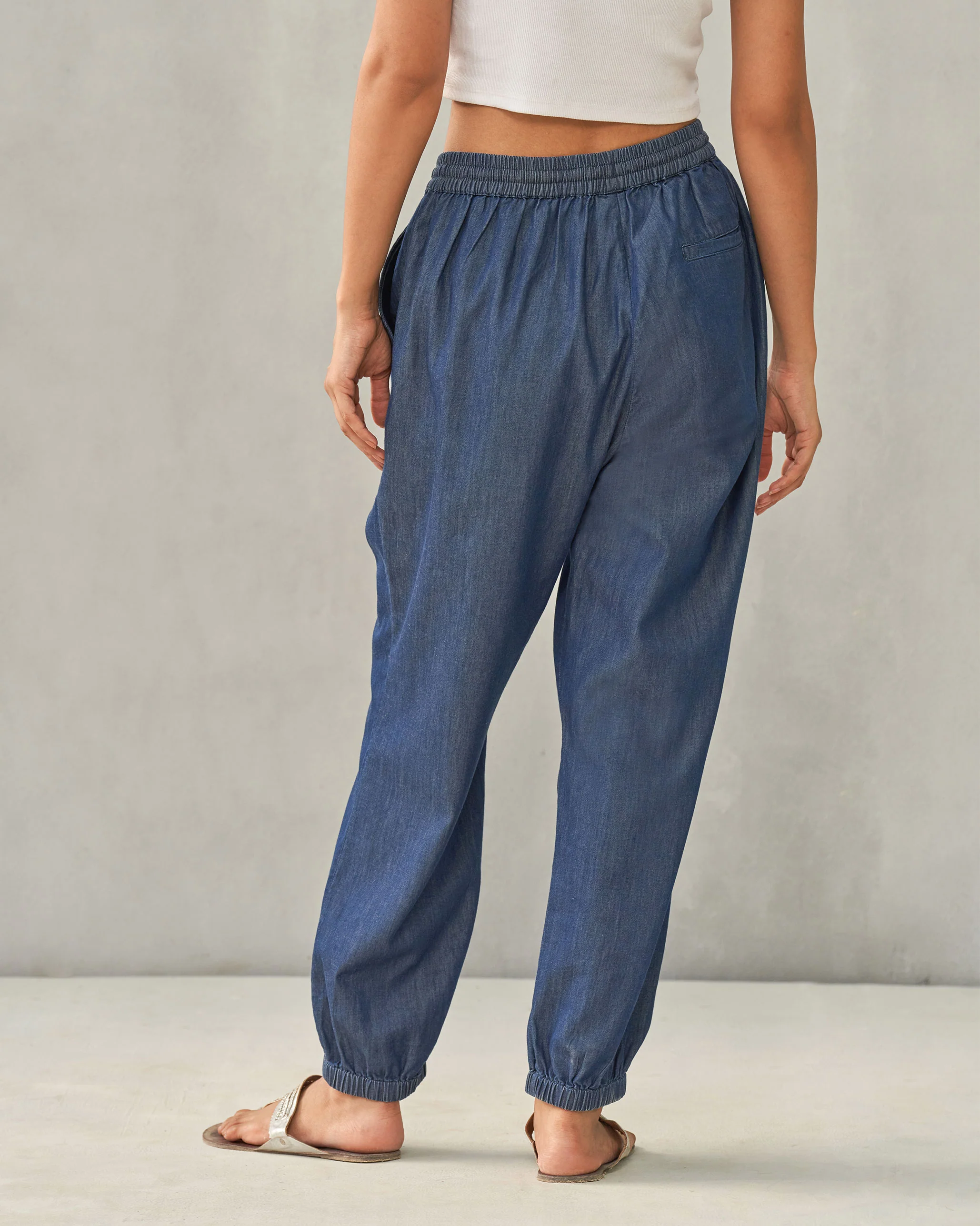 Jogger Pants - Denim - Image 3