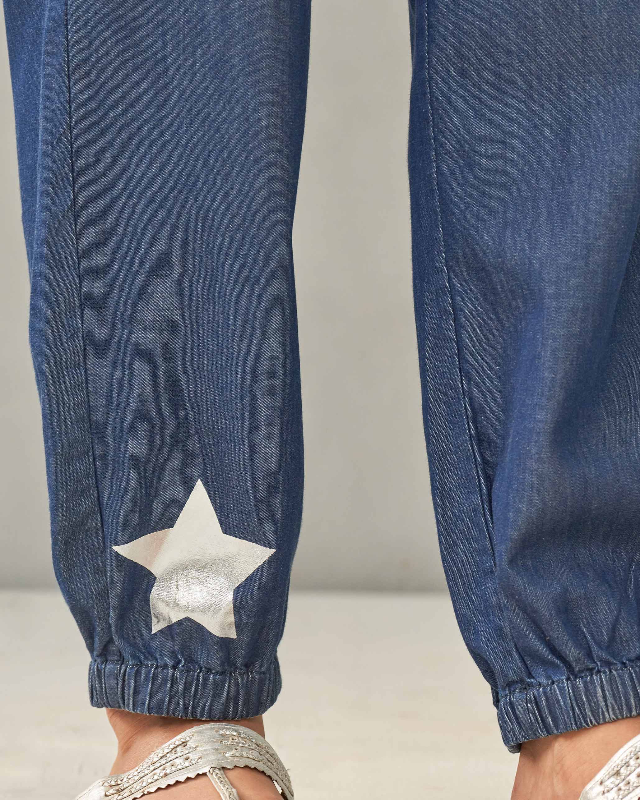 Jogger Pants - Denim - Image 4